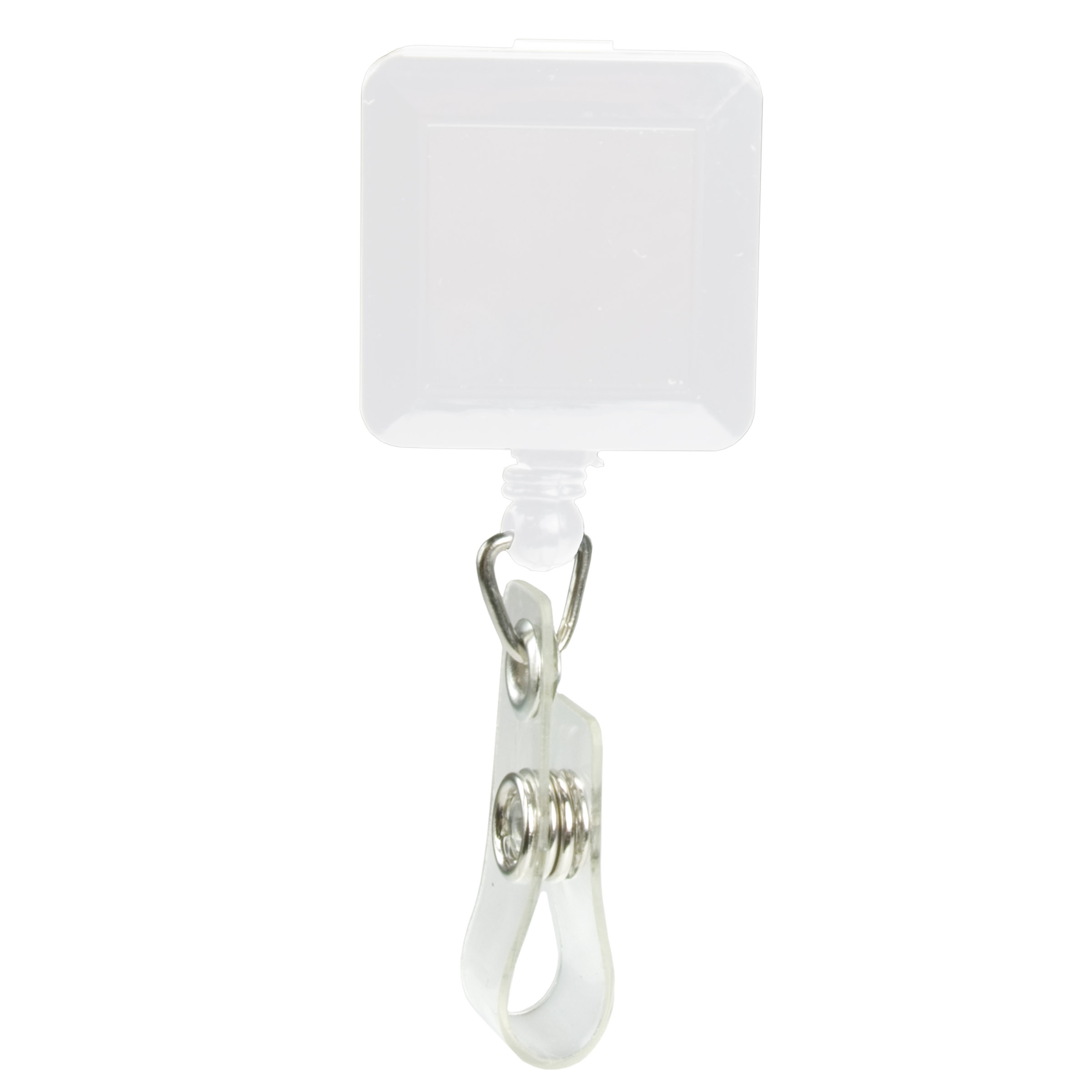 Picture of Pad Printed Retractable Badge Holder (Square w/ Alligator Clip)