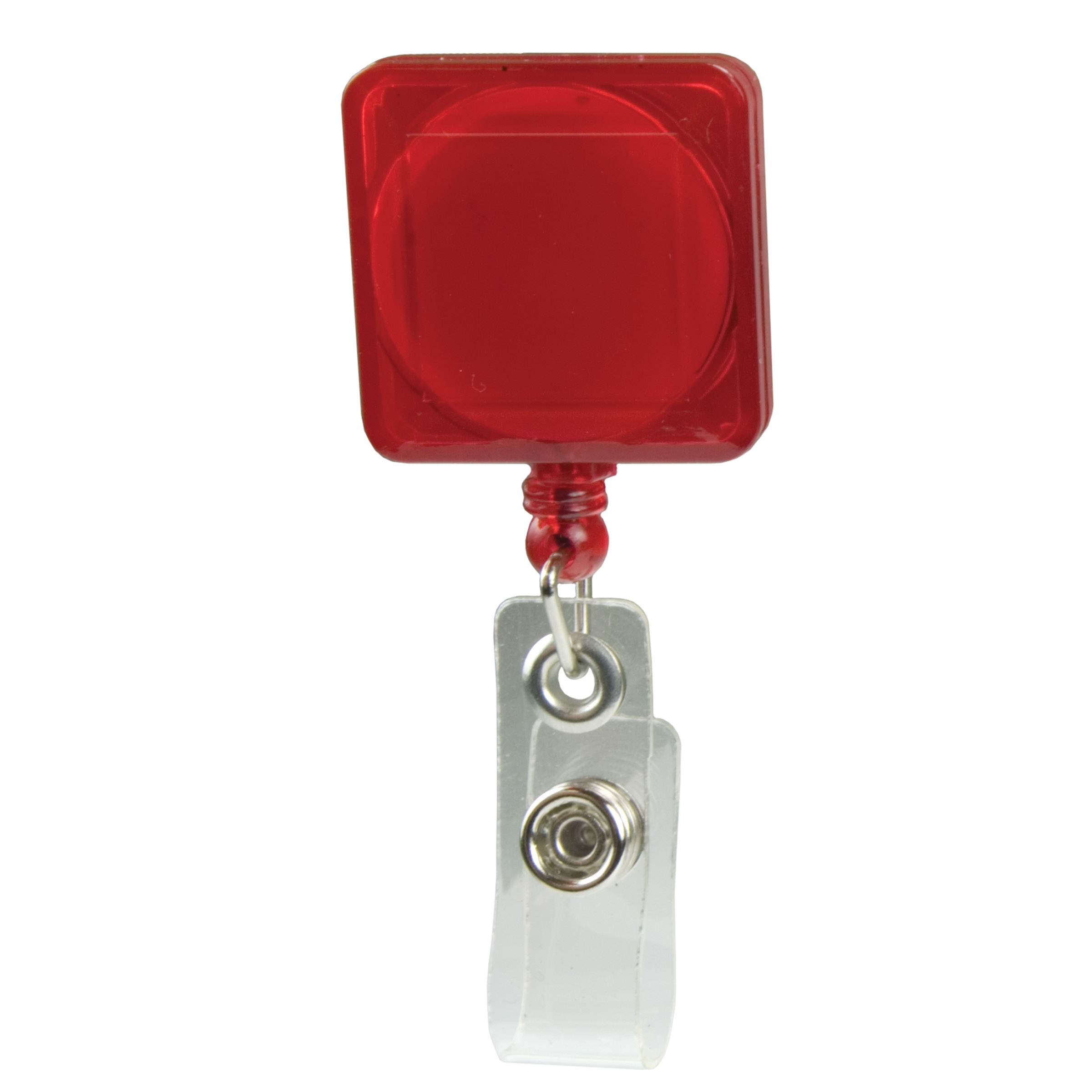 Picture of Pad Printed Retractable Badge Holder (Square w/ Alligator Clip)