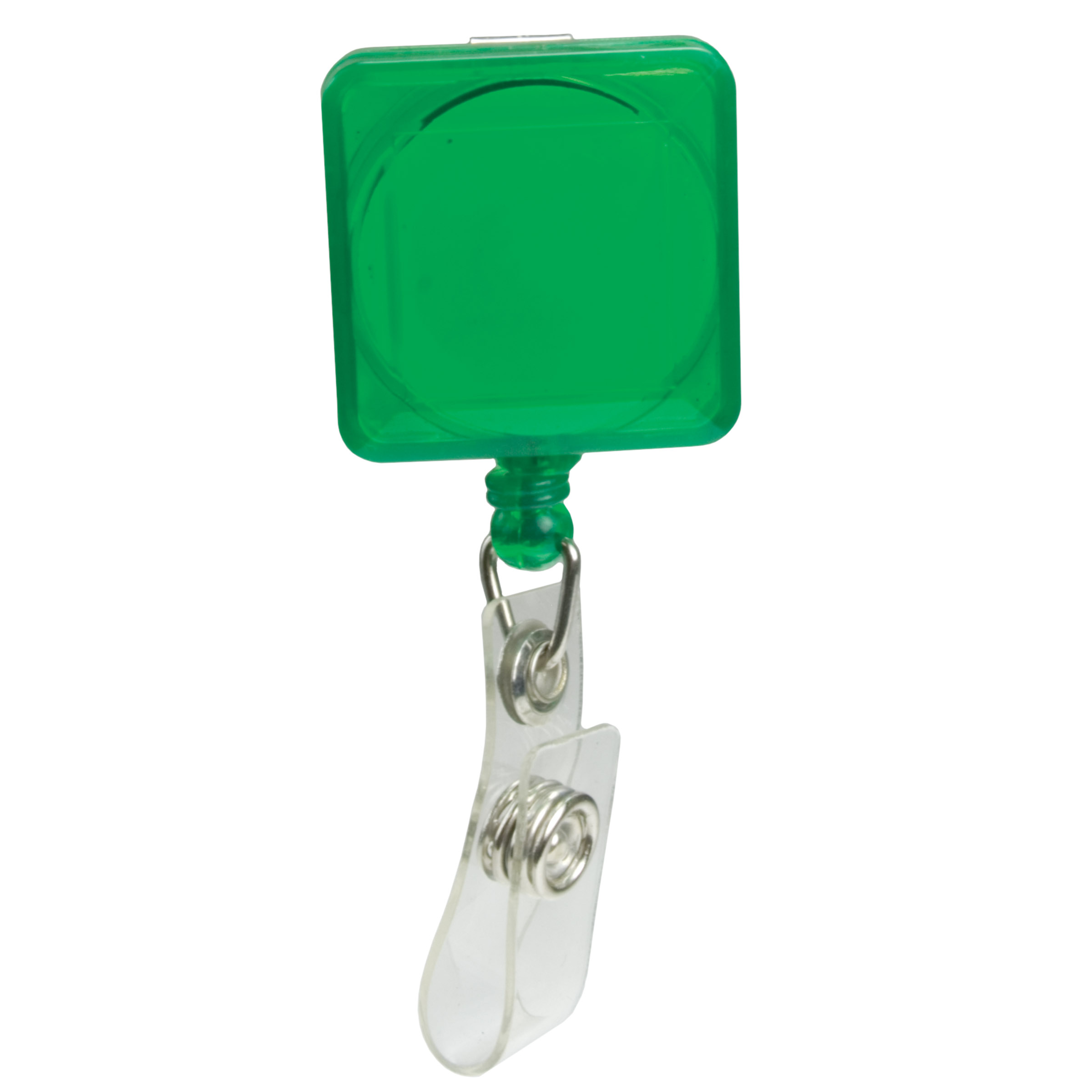 Picture of Pad Printed Retractable Badge Holder (Square w/ Alligator Clip)