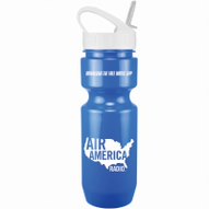 Picture of 22 Oz. Bike Bottle w/ Sport Sip Lid & Straw - Solid Colors