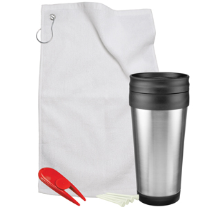 Picture of Steel Budget Tumbler Golf Gift Set