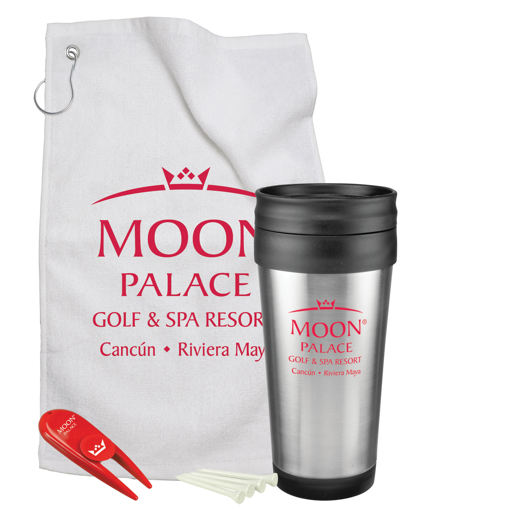 Picture of Steel Budget Tumbler Golf Gift Set