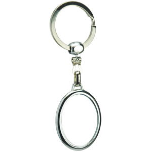 Picture of Oval Die Cast Metal Domed Key Tag