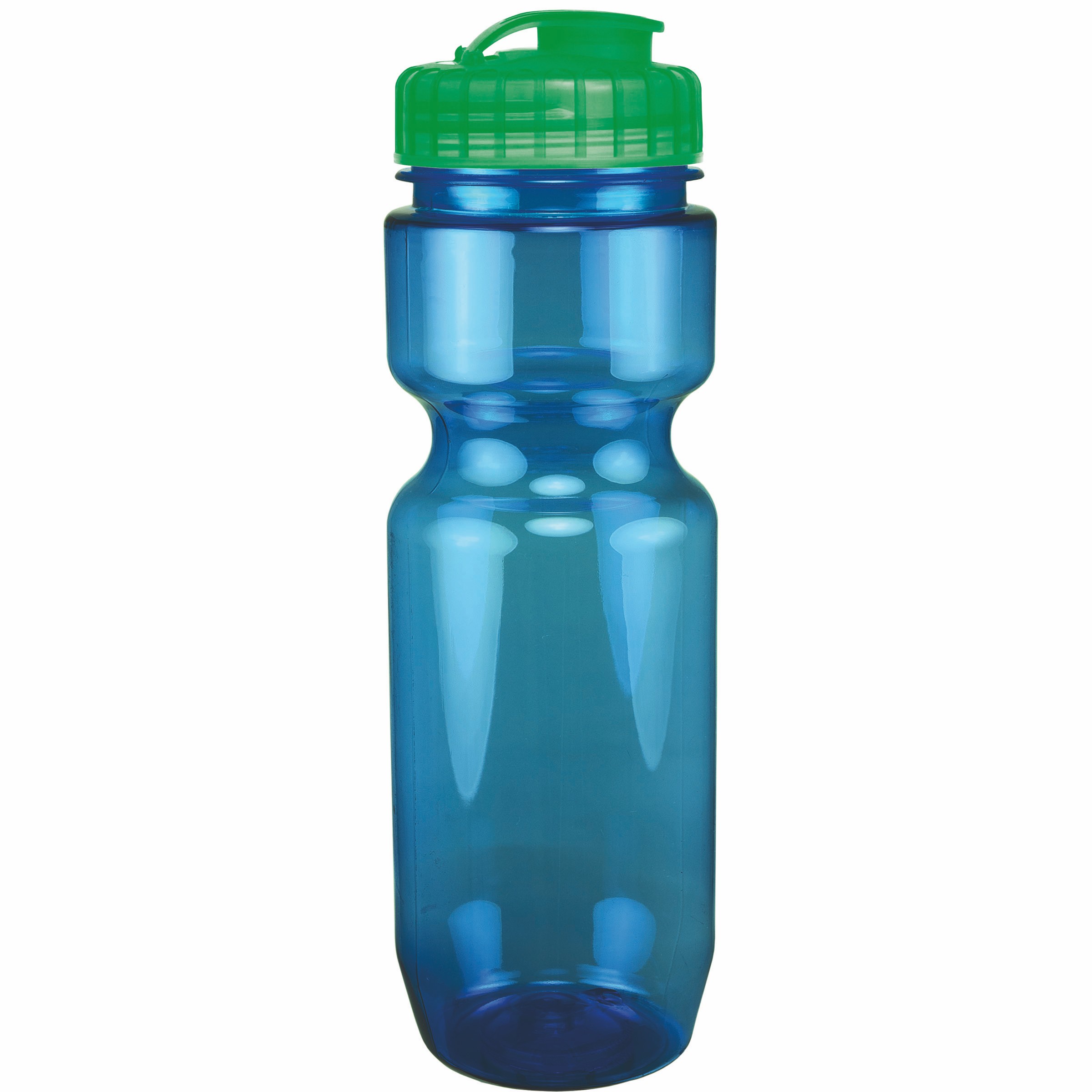 Picture of 22 Oz Translucent Bike Bottle w/ Flip Top Lid