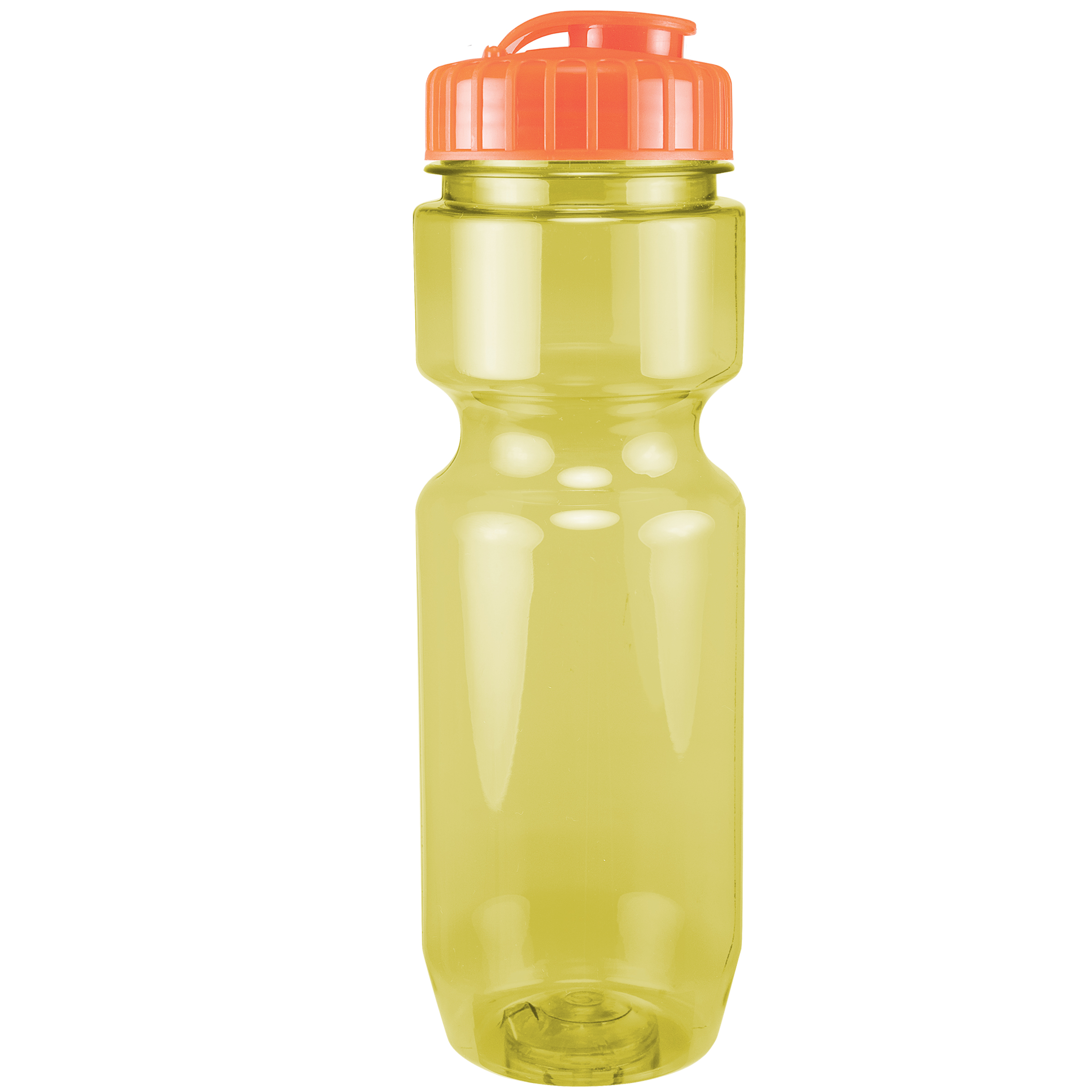 Picture of 22 Oz Translucent Bike Bottle w/ Flip Top Lid