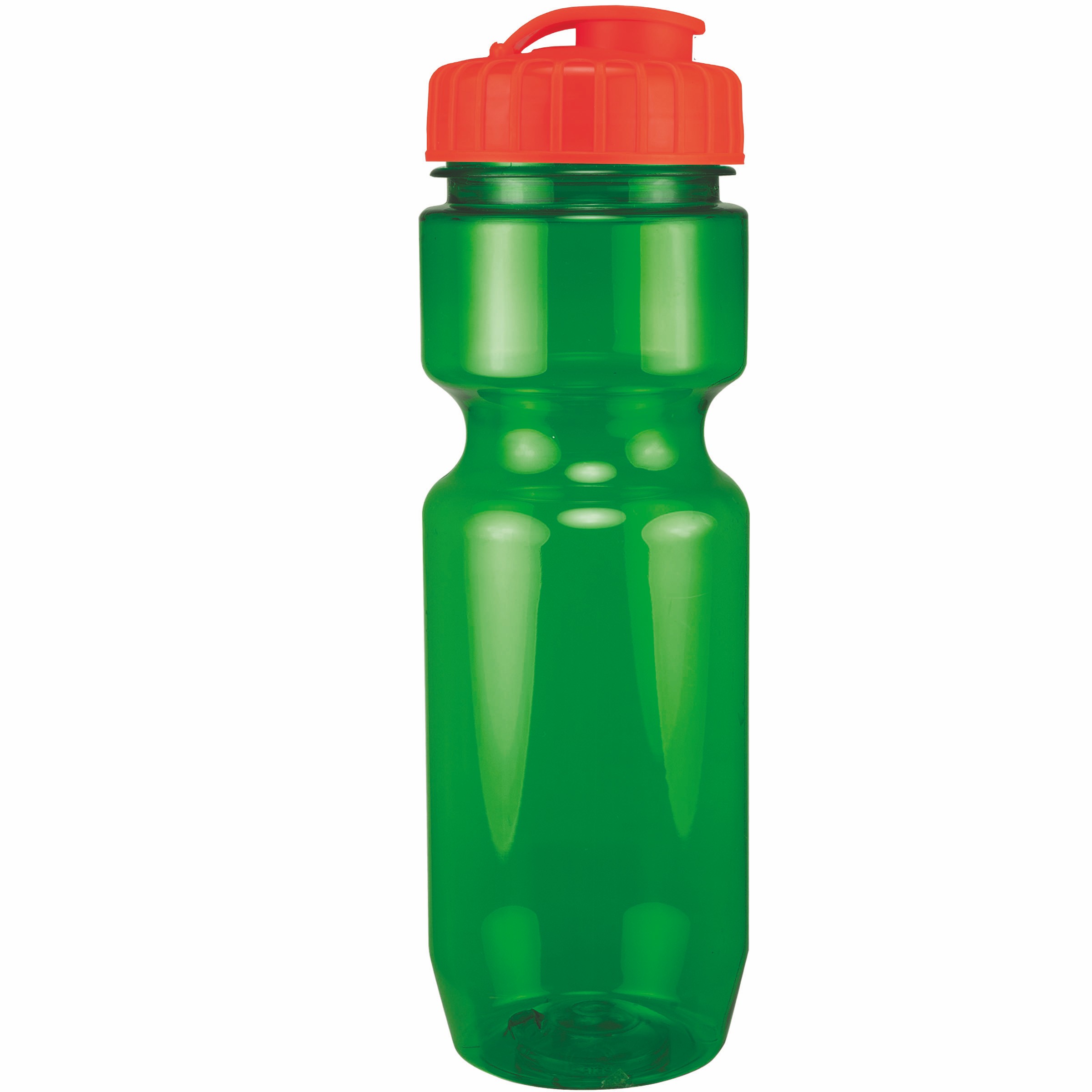 Picture of 22 Oz Translucent Bike Bottle w/ Flip Top Lid