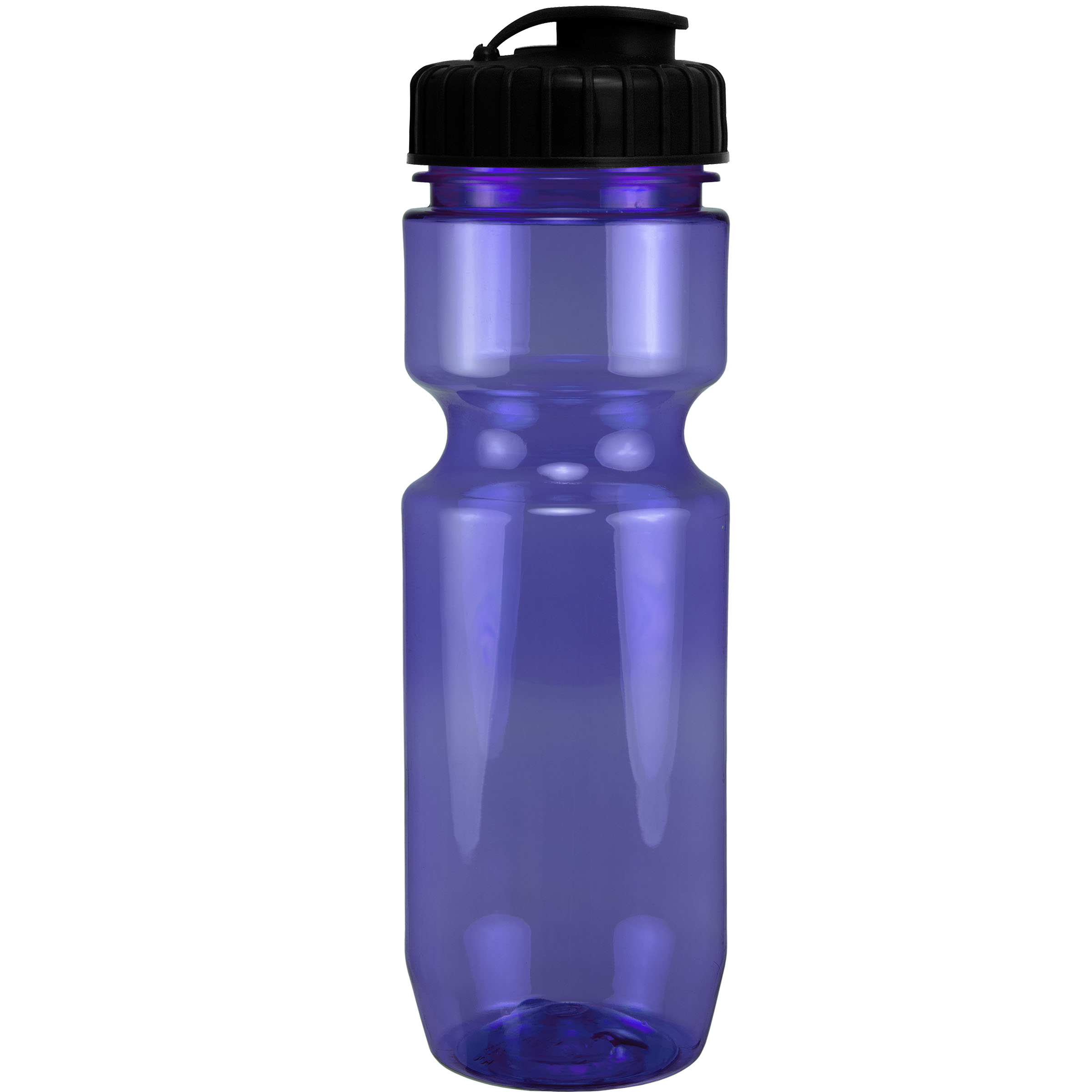 Picture of 22 Oz Translucent Bike Bottle w/ Flip Top Lid