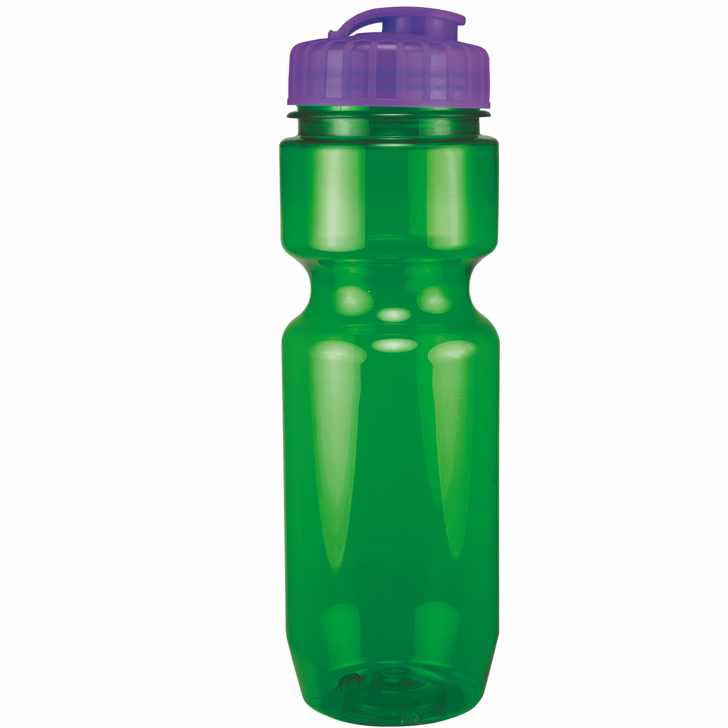 Picture of 22 Oz Translucent Bike Bottle w/ Flip Top Lid