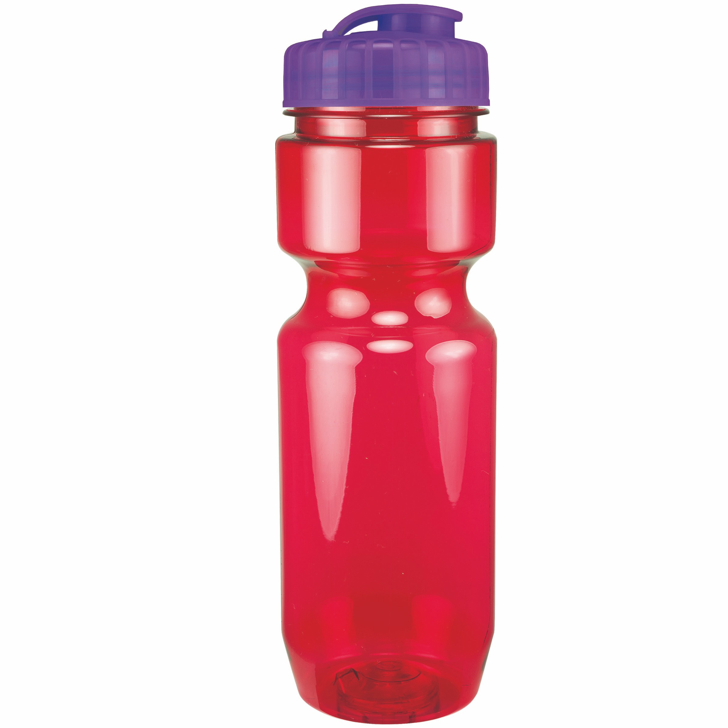 Picture of 22 Oz Translucent Bike Bottle w/ Flip Top Lid