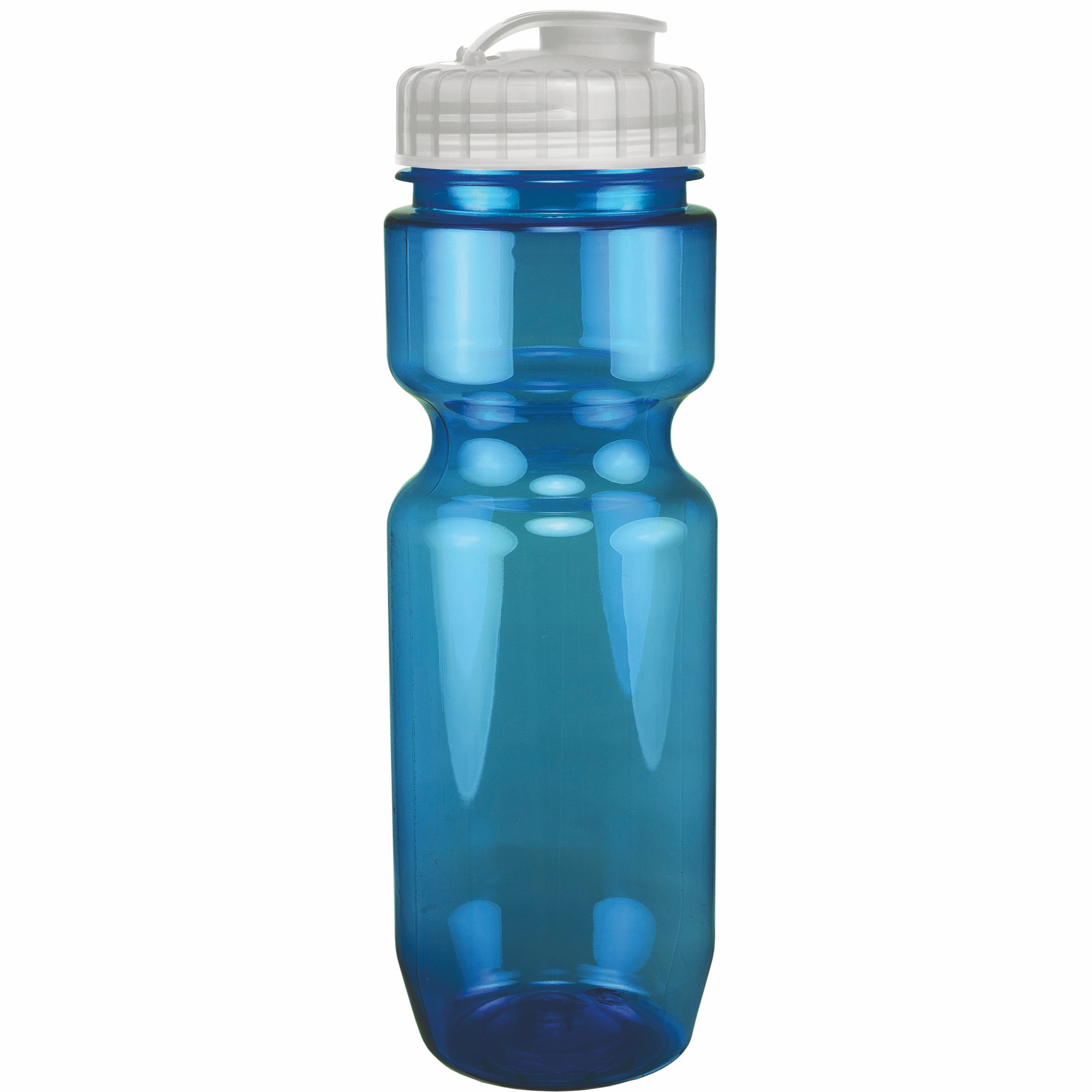 Picture of 22 Oz Translucent Bike Bottle w/ Flip Top Lid