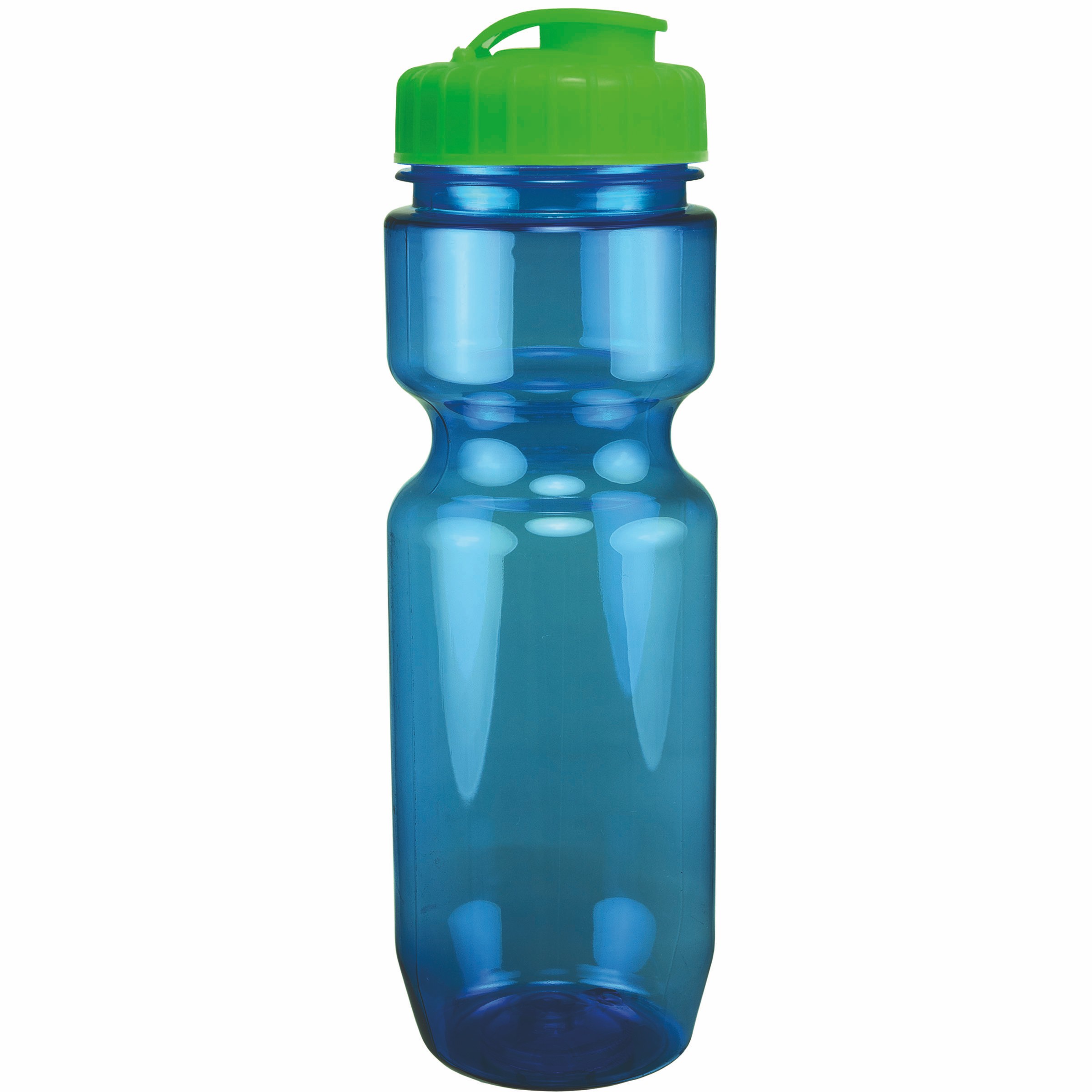 Picture of 22 Oz Translucent Bike Bottle w/ Flip Top Lid