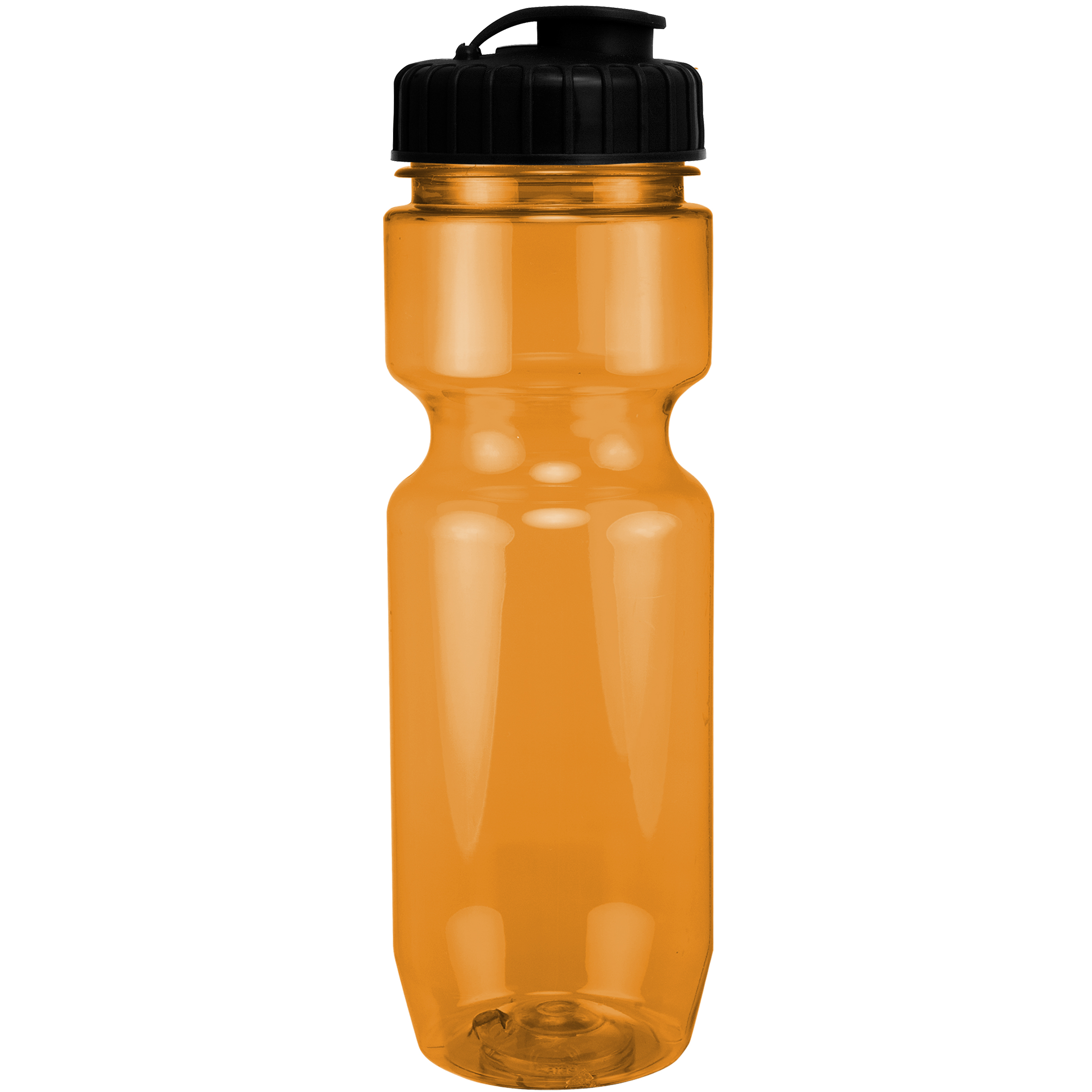 Picture of 22 Oz Translucent Bike Bottle w/ Flip Top Lid