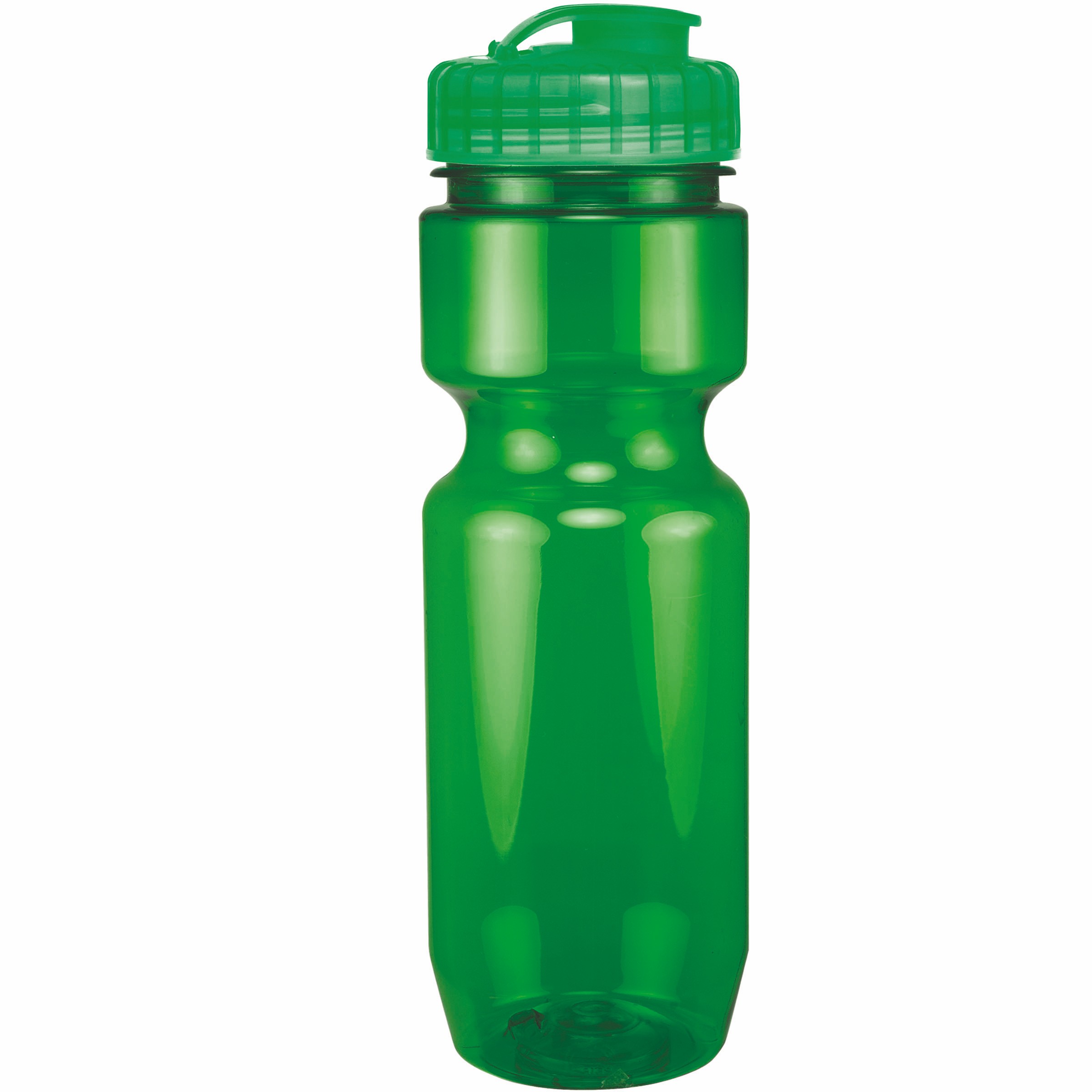 Picture of 22 Oz Translucent Bike Bottle w/ Flip Top Lid