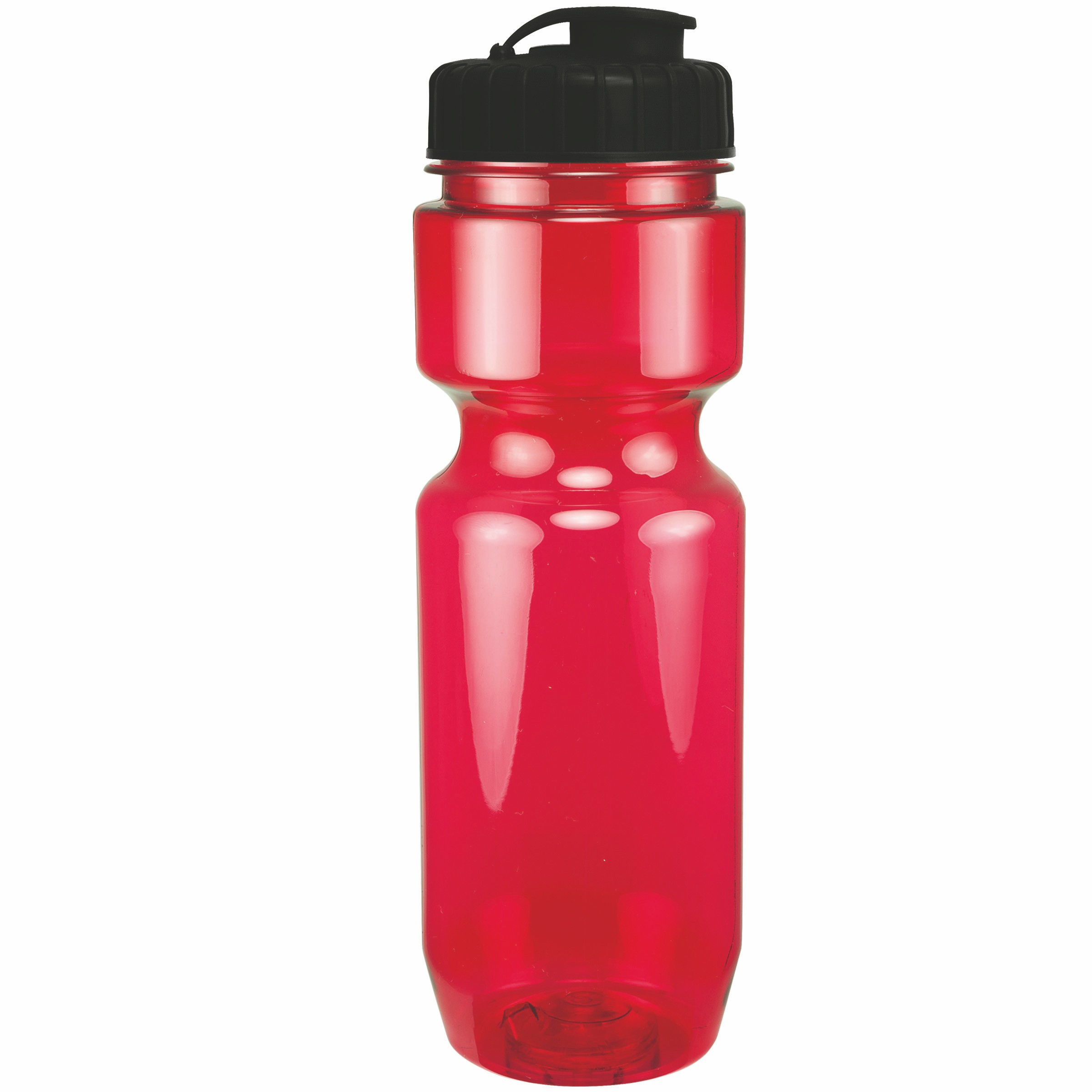 Picture of 22 Oz Translucent Bike Bottle w/ Flip Top Lid