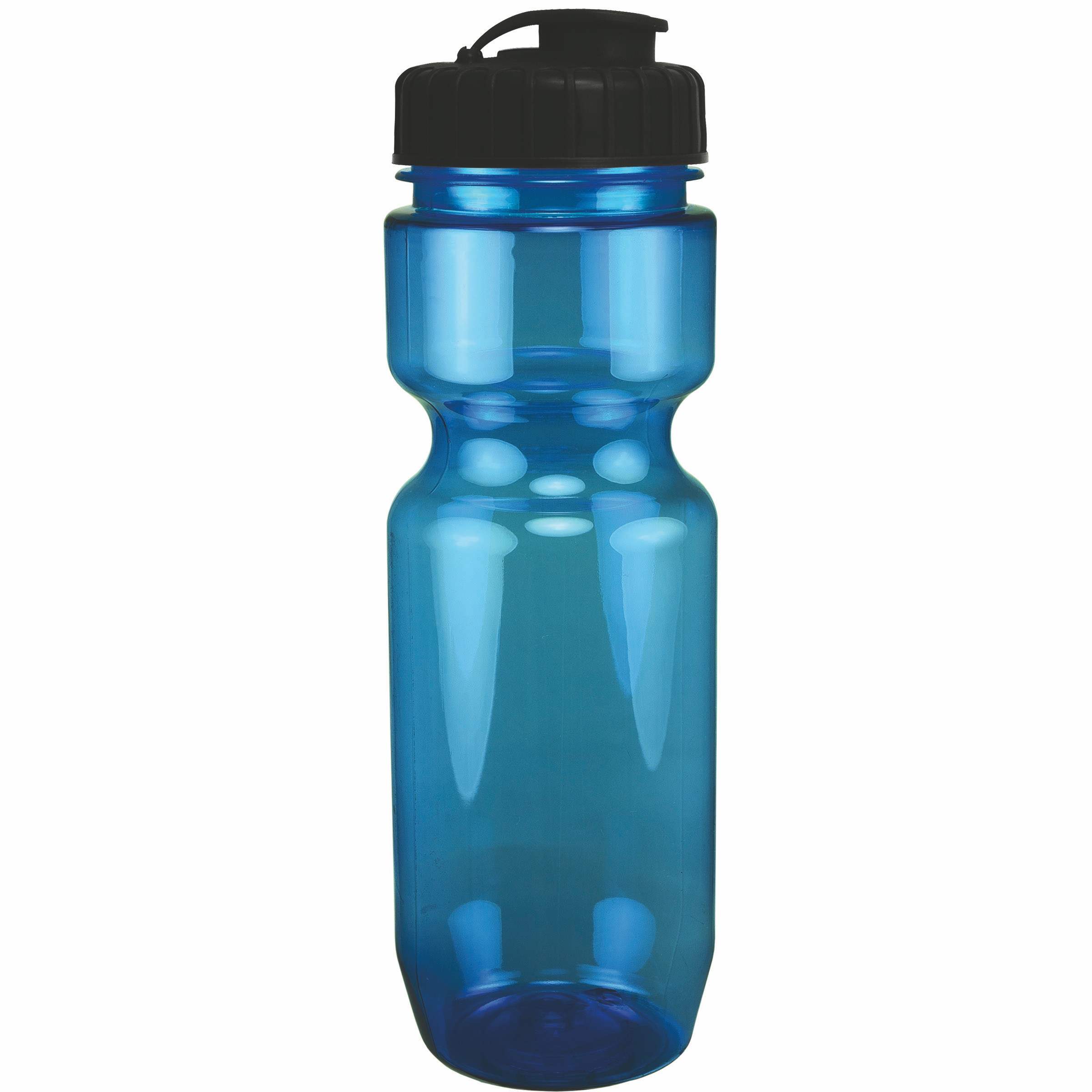 Picture of 22 Oz Translucent Bike Bottle w/ Flip Top Lid