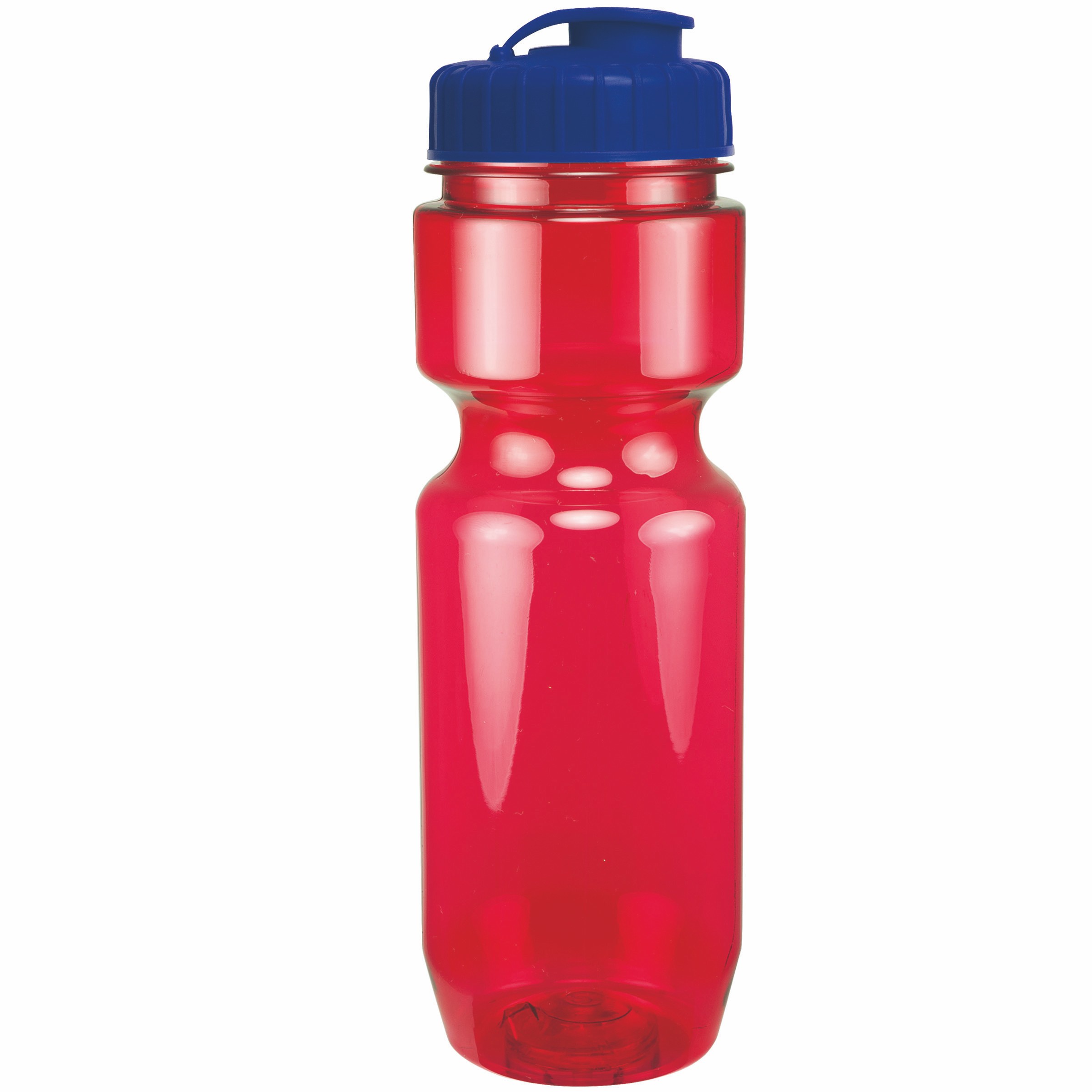 Picture of 22 Oz Translucent Bike Bottle w/ Flip Top Lid