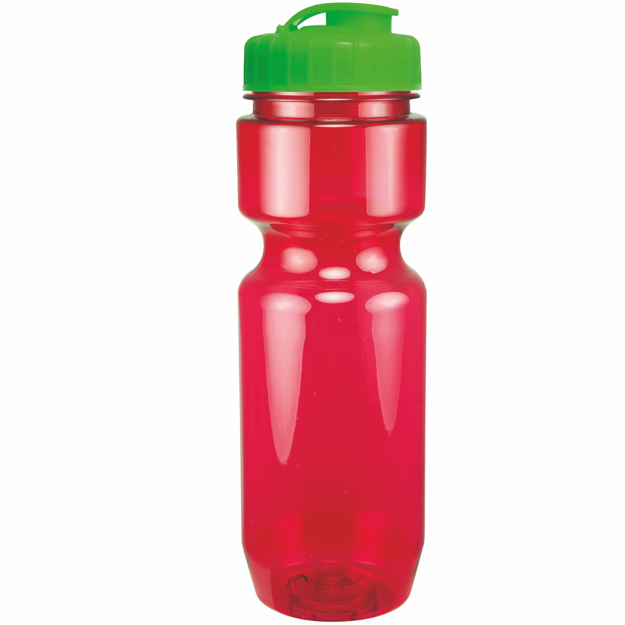 Picture of 22 Oz Translucent Bike Bottle w/ Flip Top Lid