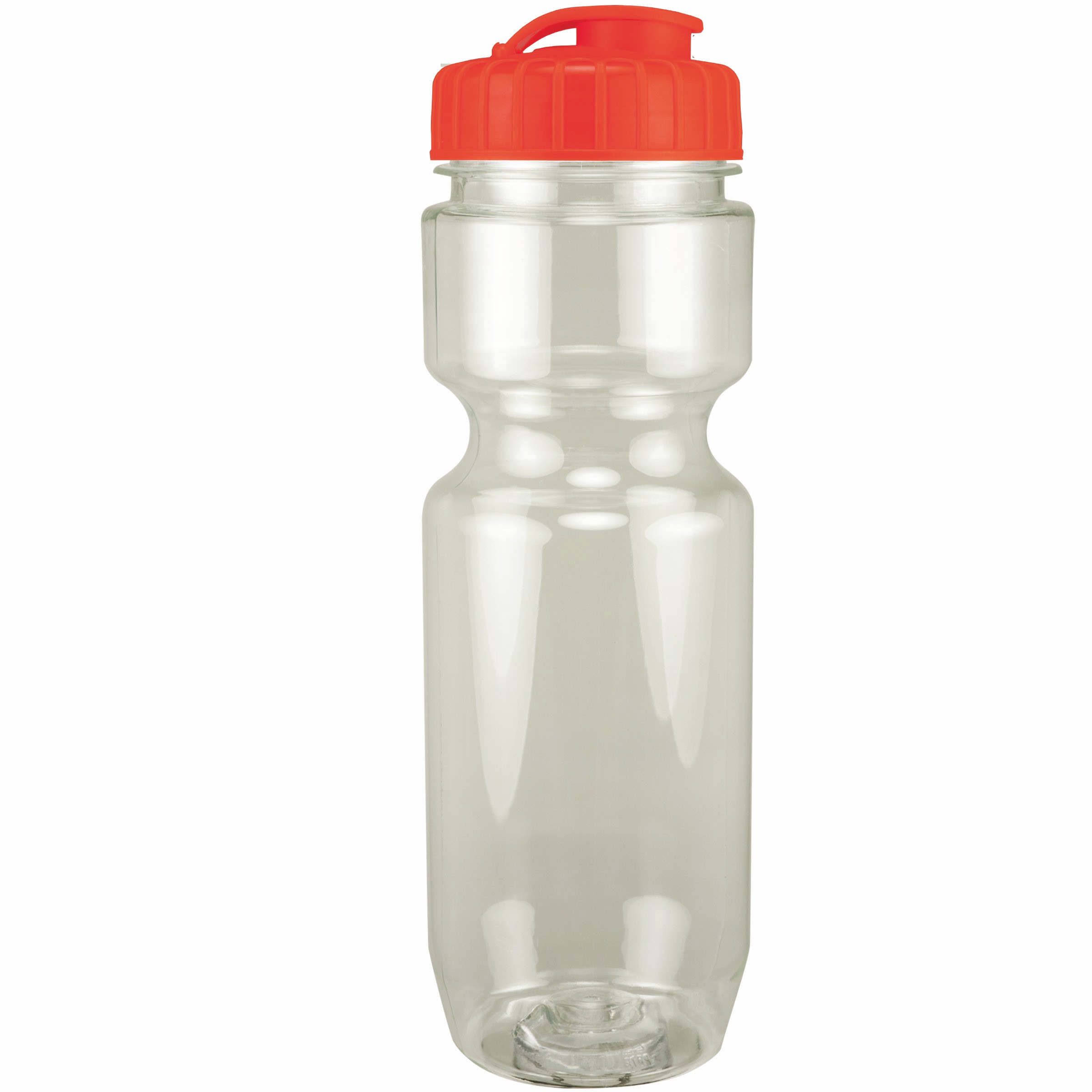 Picture of 22 Oz Translucent Bike Bottle w/ Flip Top Lid