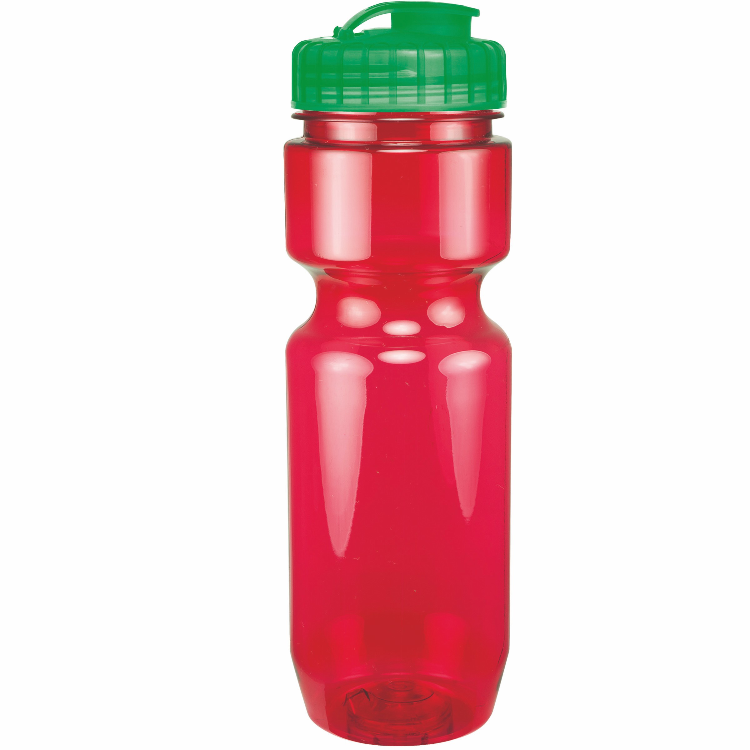 Picture of 22 Oz Translucent Bike Bottle w/ Flip Top Lid