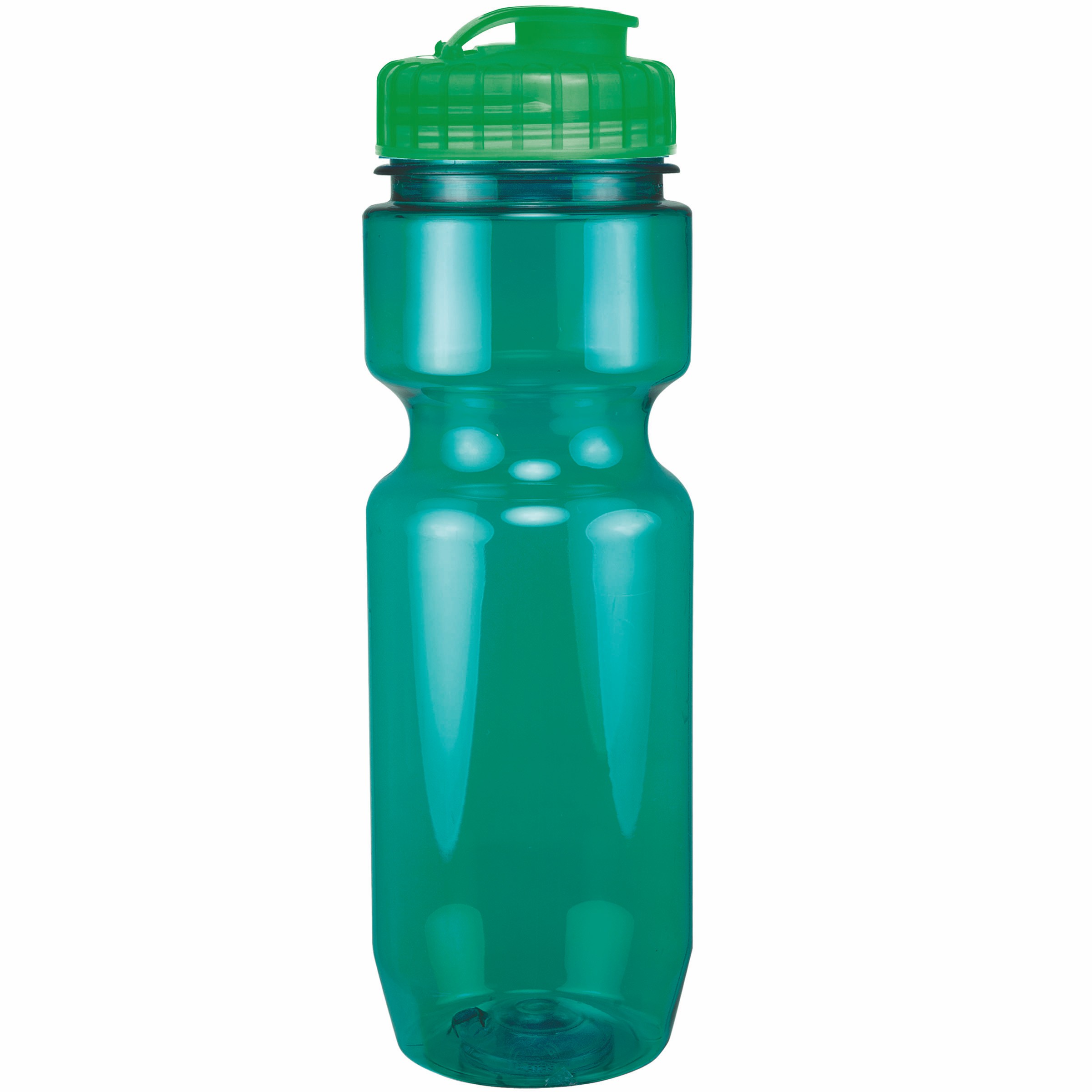 Picture of 22 Oz Translucent Bike Bottle w/ Flip Top Lid