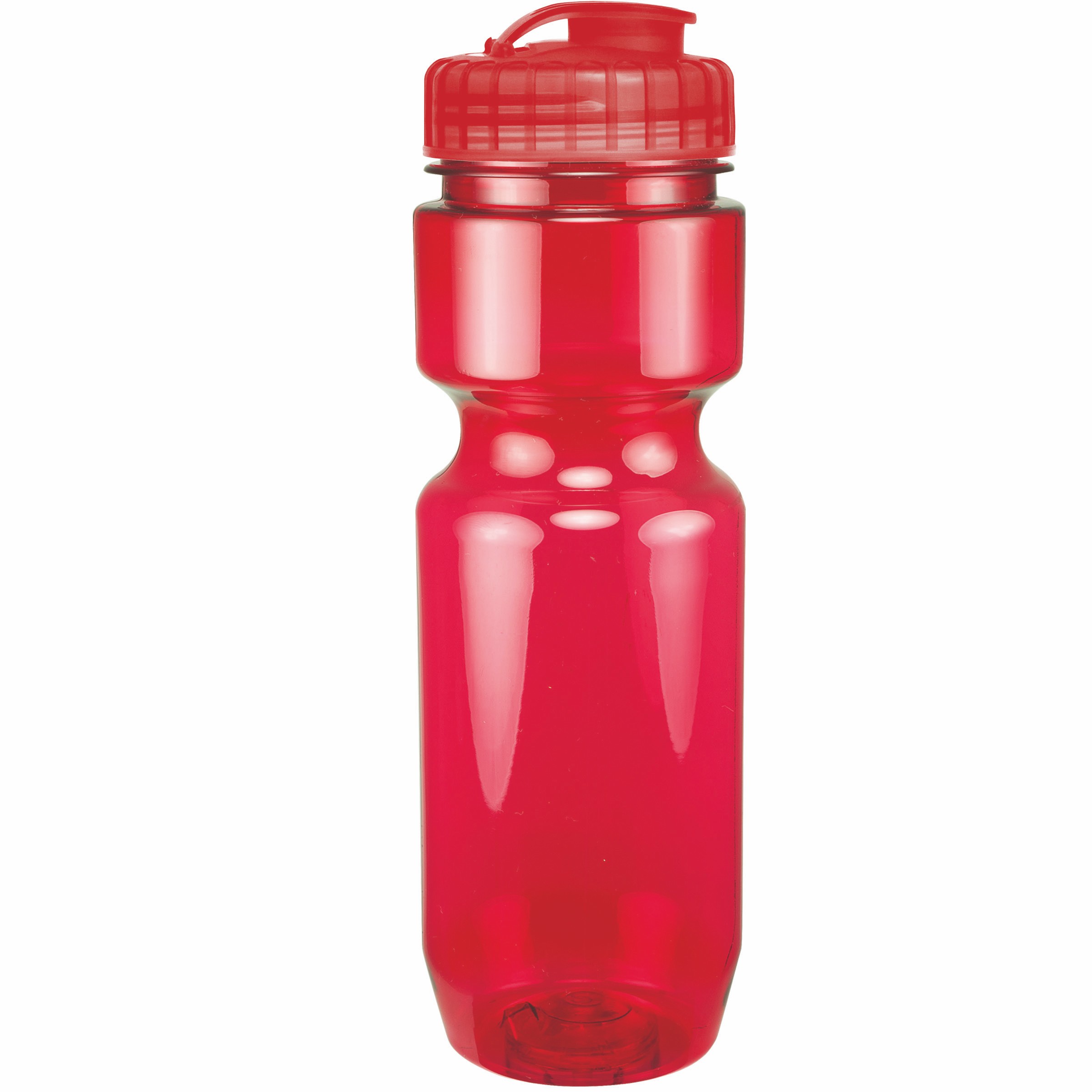 Picture of 22 Oz Translucent Bike Bottle w/ Flip Top Lid