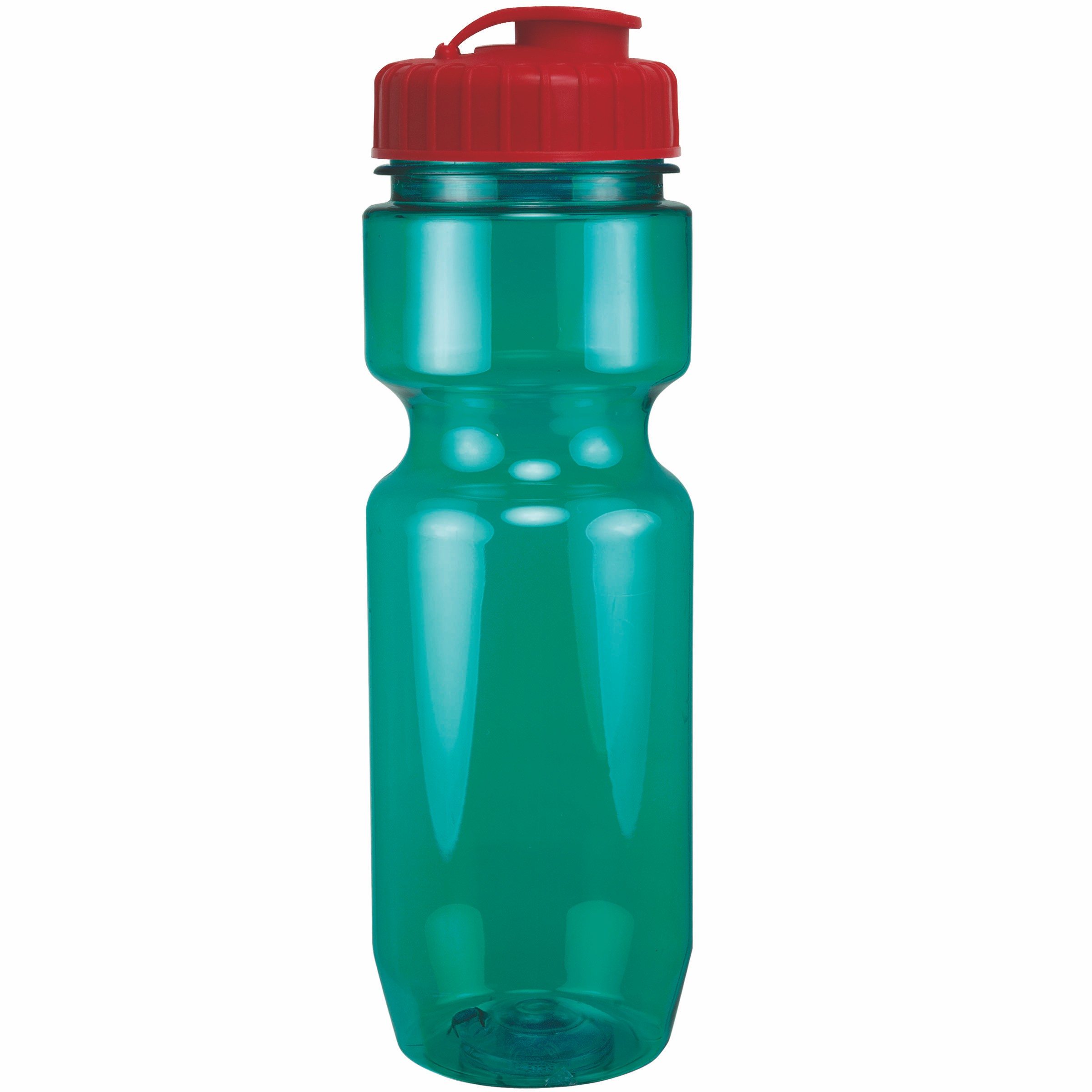 Picture of 22 Oz Translucent Bike Bottle w/ Flip Top Lid
