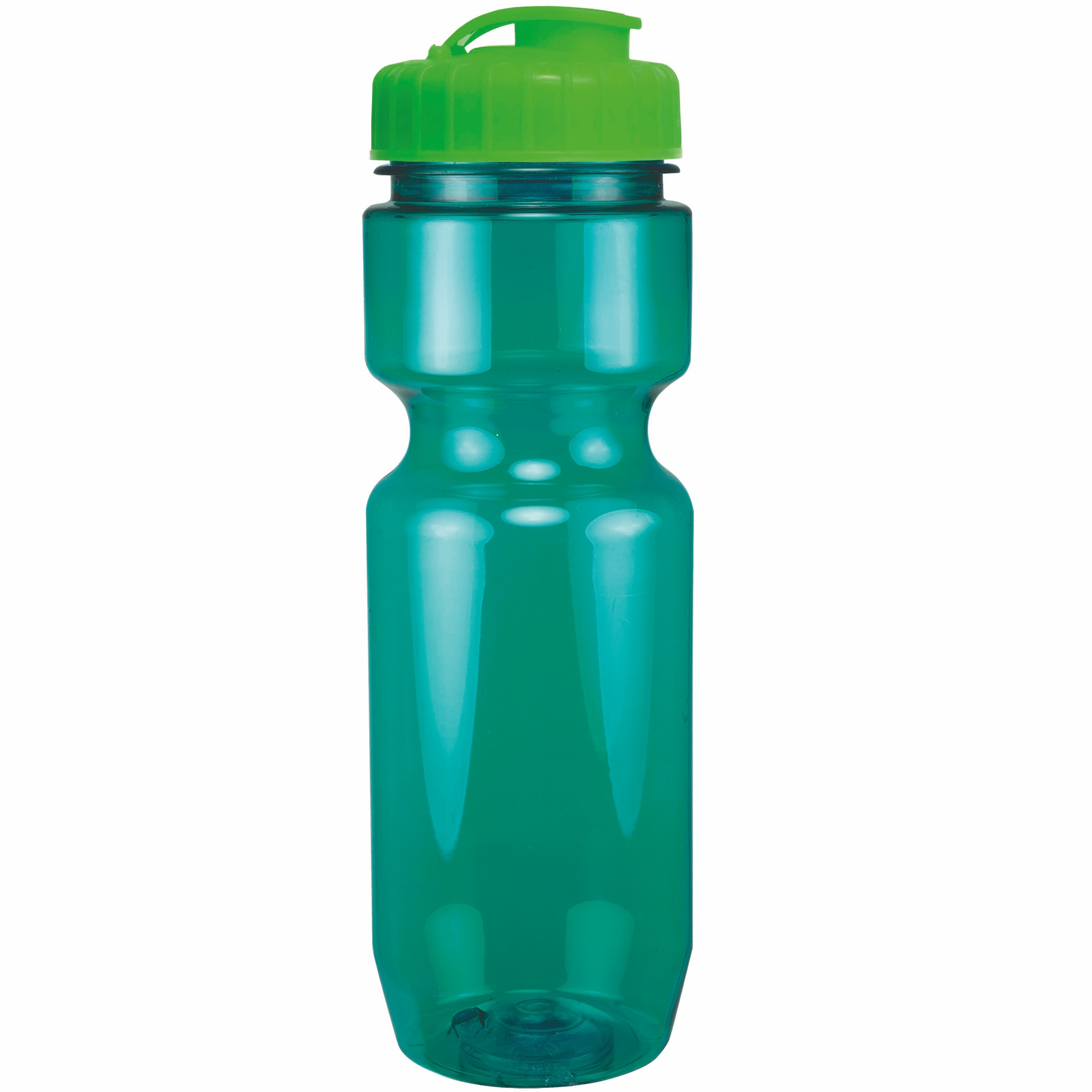 Picture of 22 Oz Translucent Bike Bottle w/ Flip Top Lid