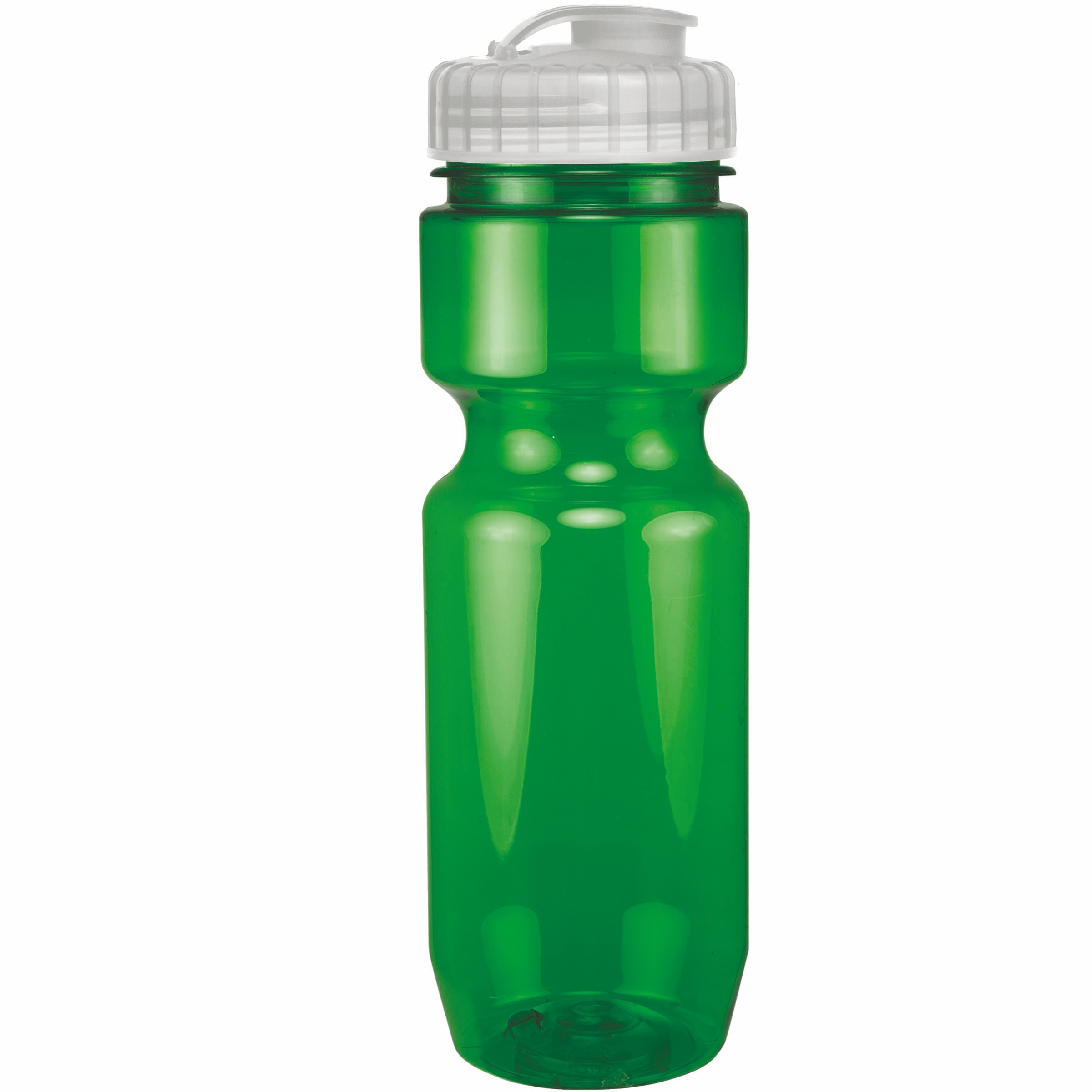 Picture of 22 Oz Translucent Bike Bottle w/ Flip Top Lid