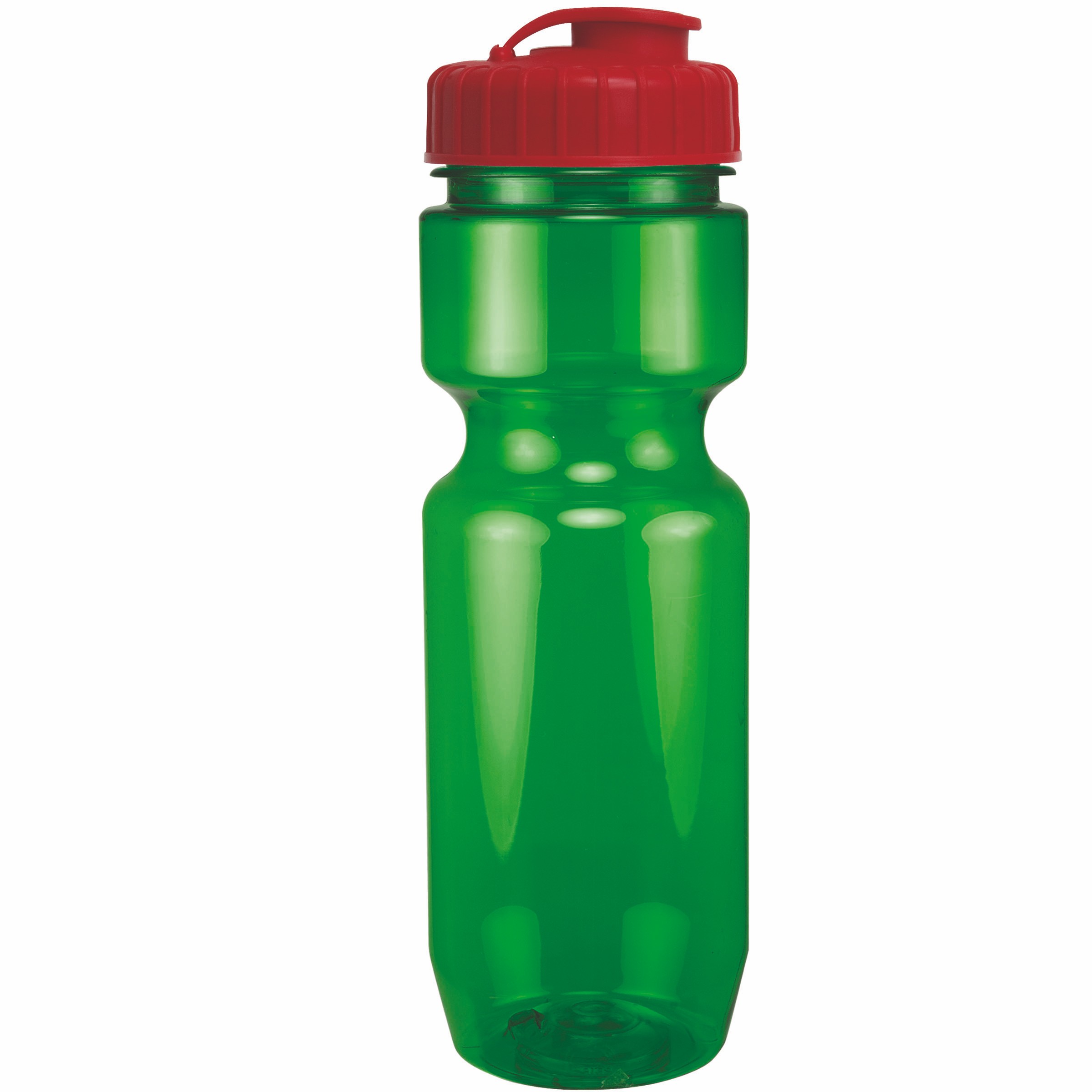 Picture of 22 Oz Translucent Bike Bottle w/ Flip Top Lid