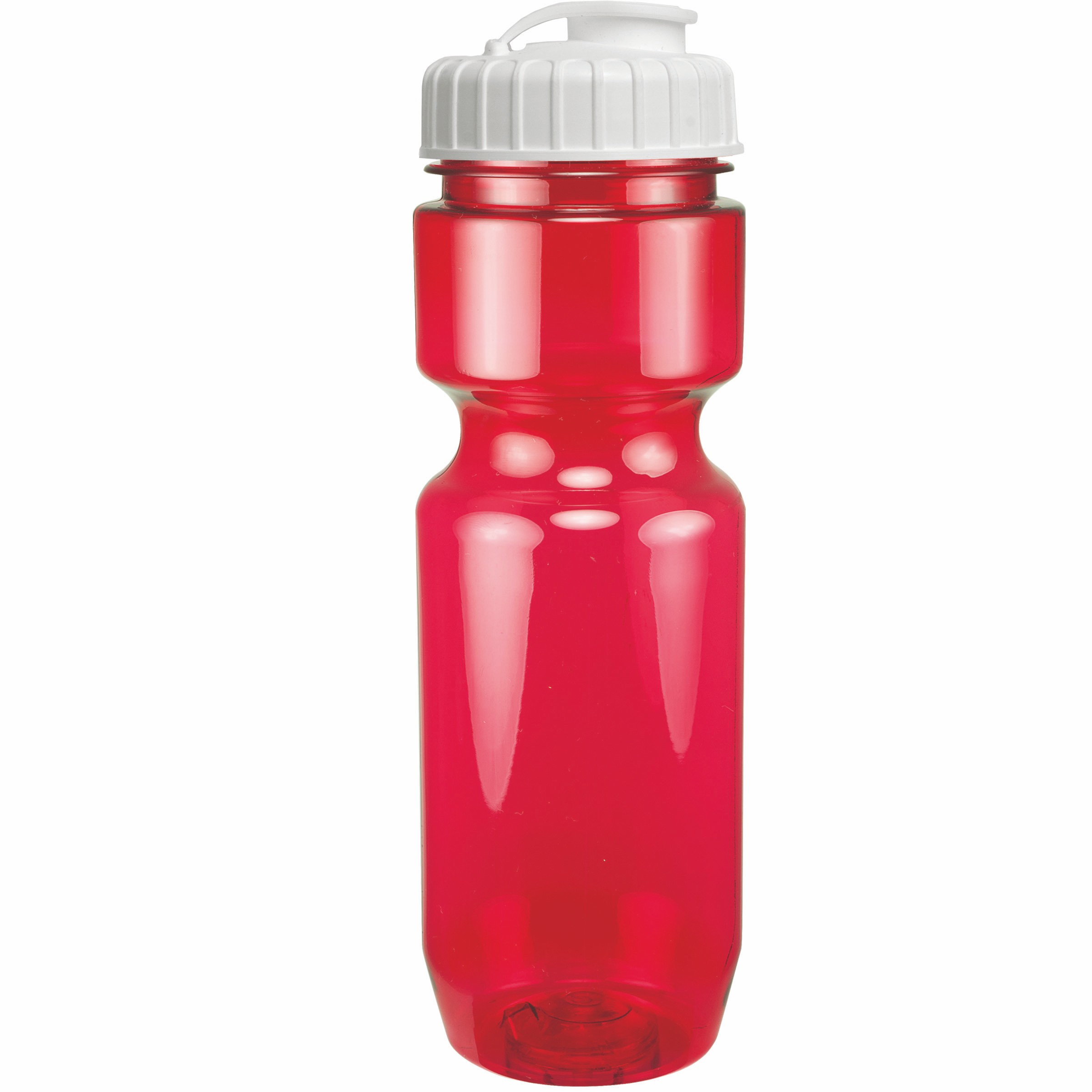 Picture of 22 Oz Translucent Bike Bottle w/ Flip Top Lid