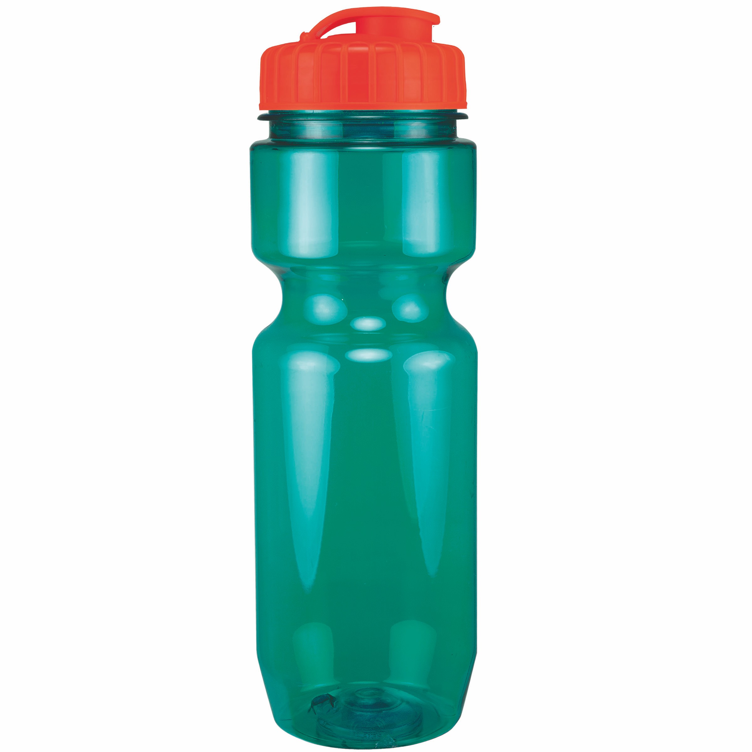 Picture of 22 Oz Translucent Bike Bottle w/ Flip Top Lid
