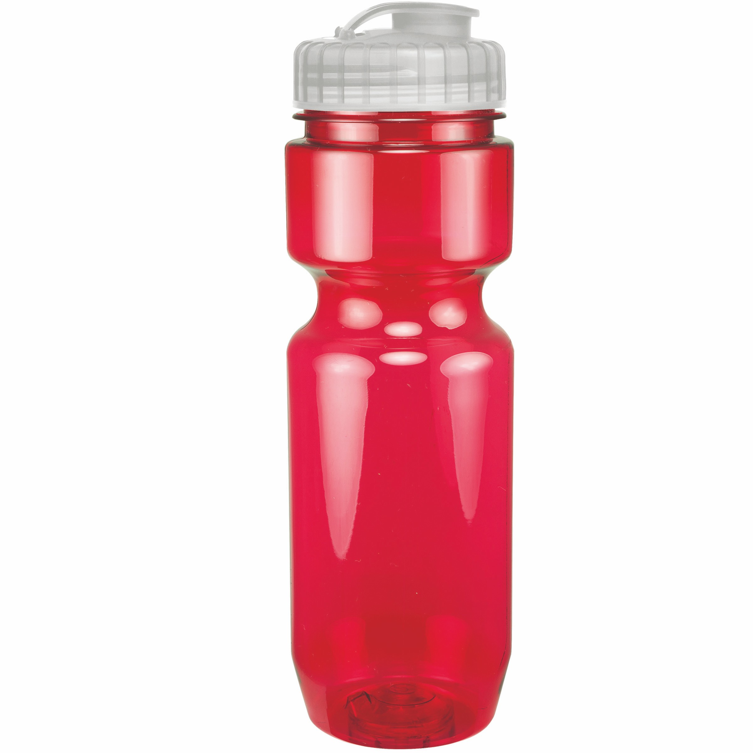 Picture of 22 Oz Translucent Bike Bottle w/ Flip Top Lid