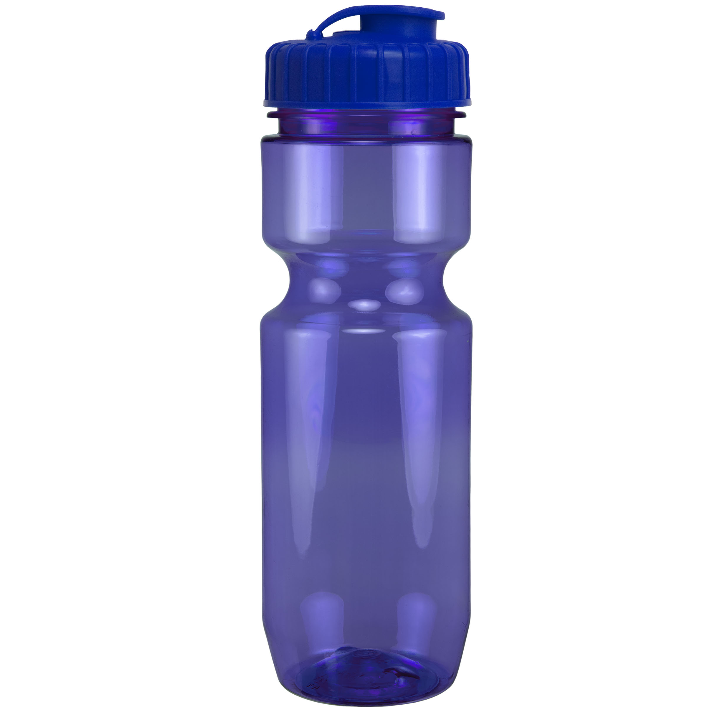 Picture of 22 Oz Translucent Bike Bottle w/ Flip Top Lid