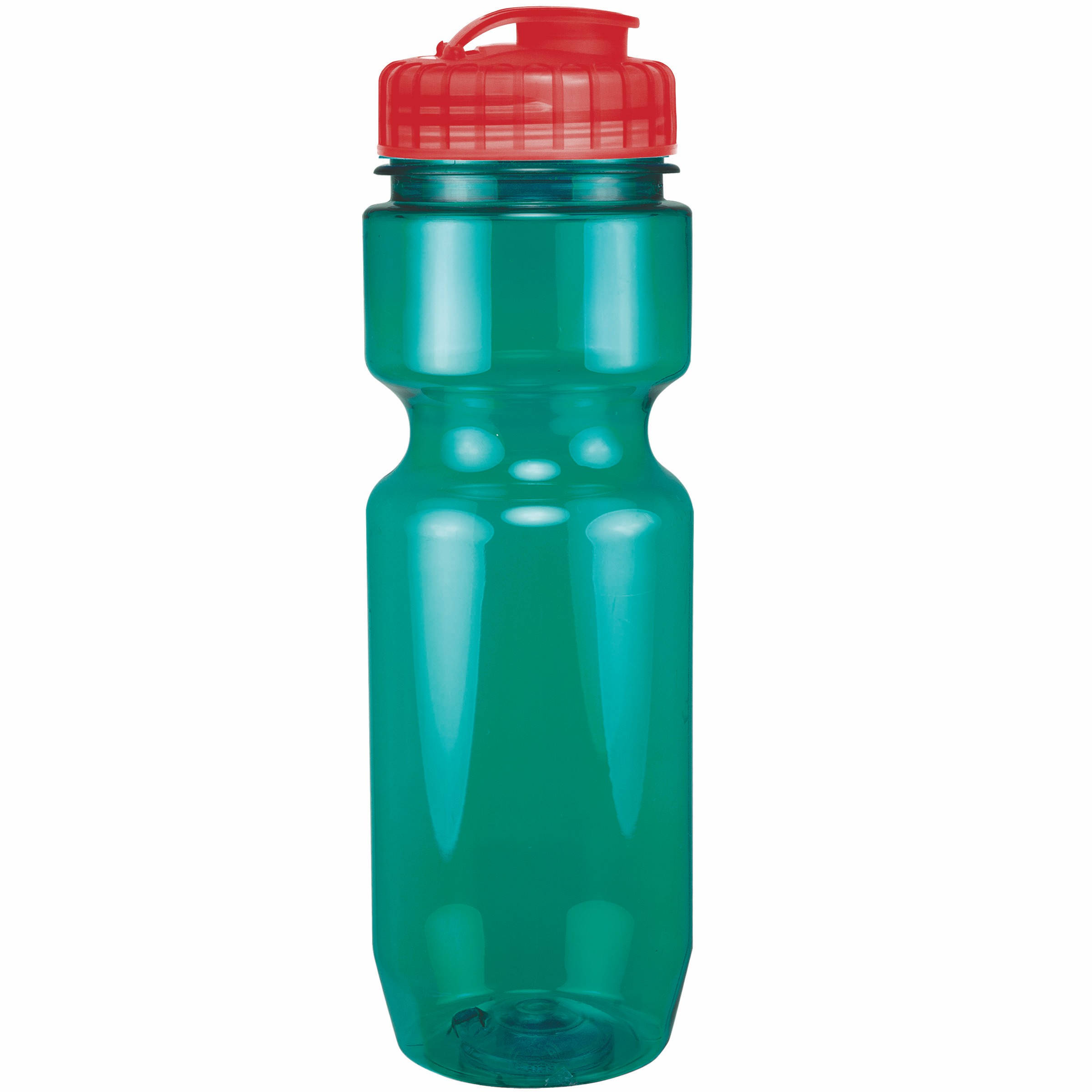 Picture of 22 Oz Translucent Bike Bottle w/ Flip Top Lid