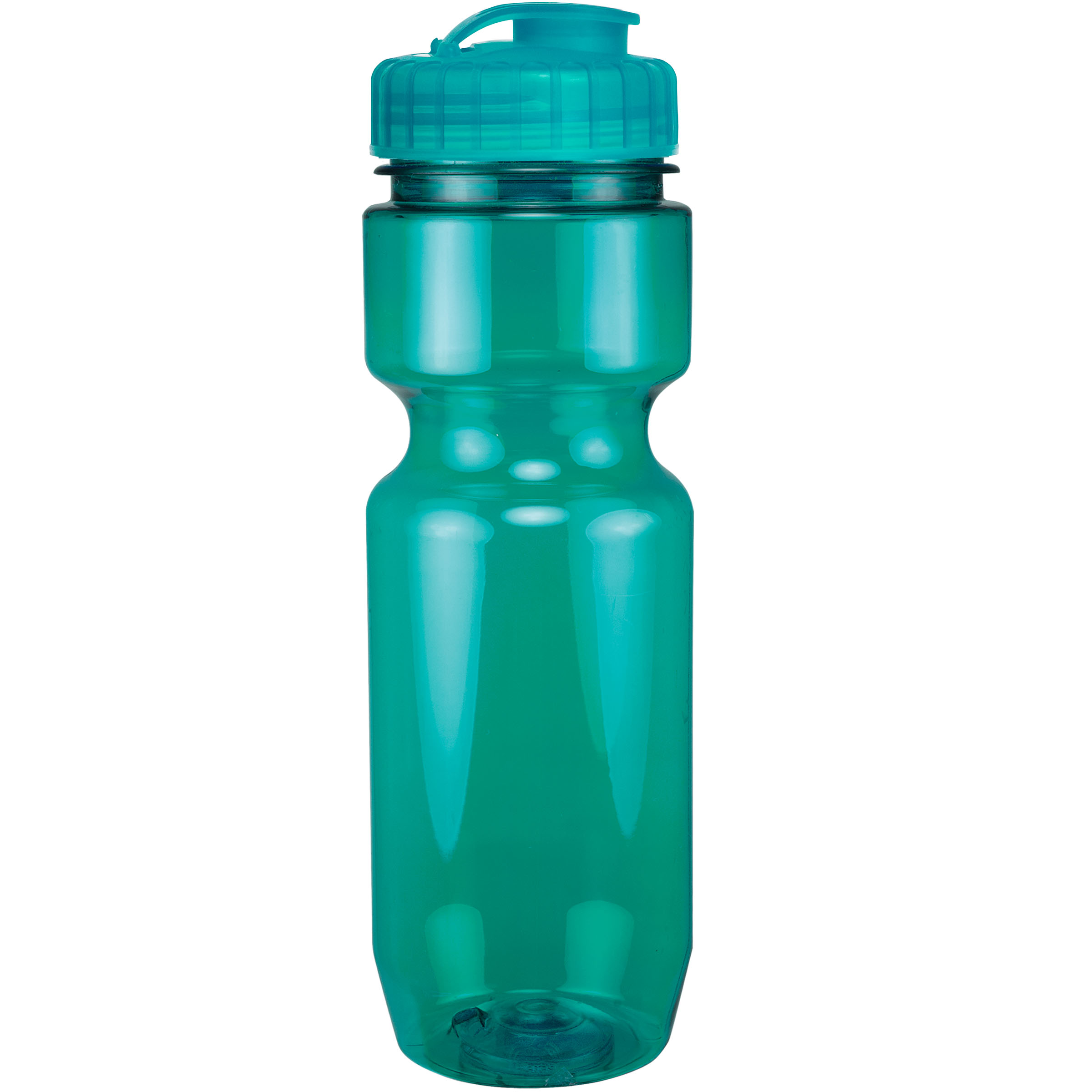 Picture of 22 Oz Translucent Bike Bottle w/ Flip Top Lid