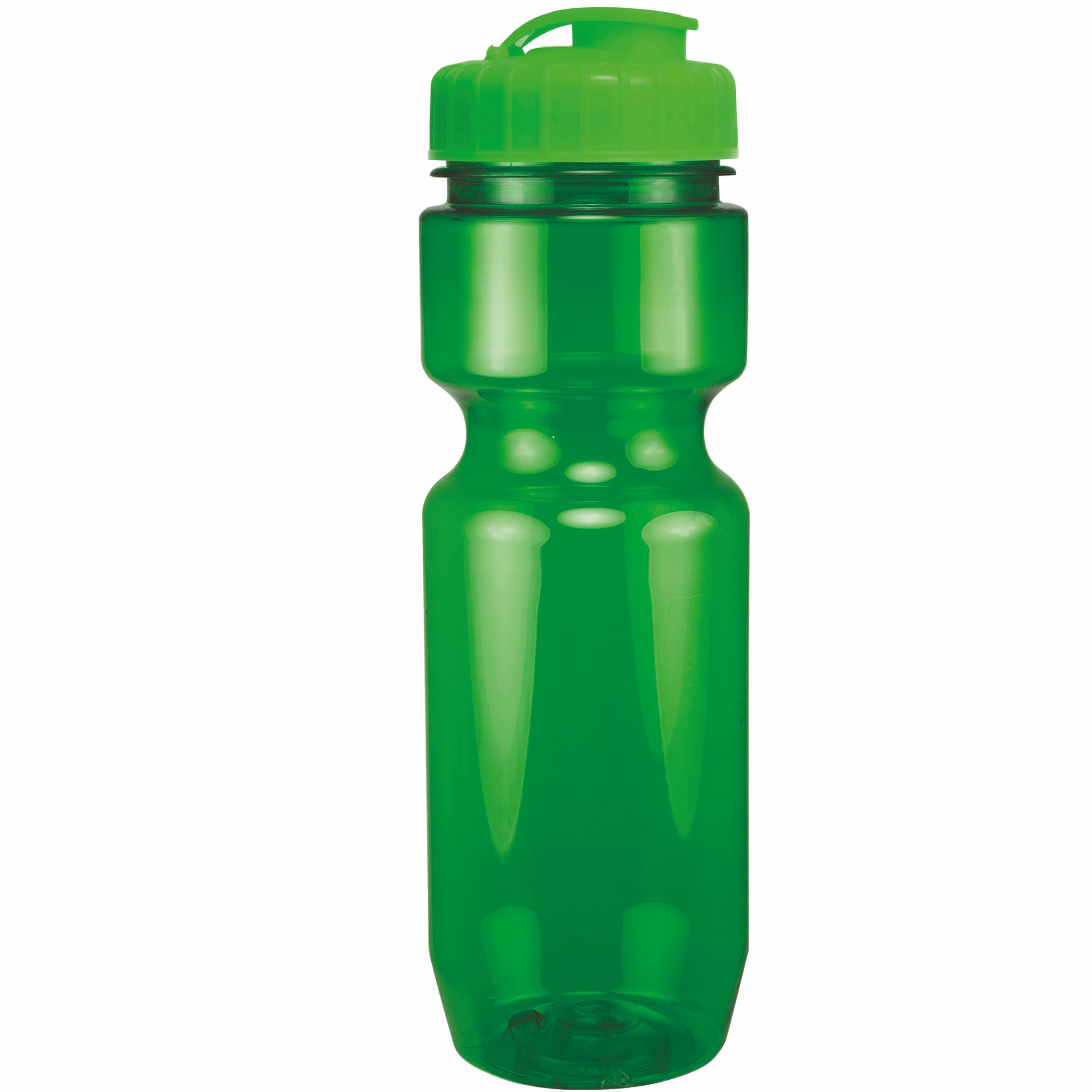 Picture of 22 Oz Translucent Bike Bottle w/ Flip Top Lid