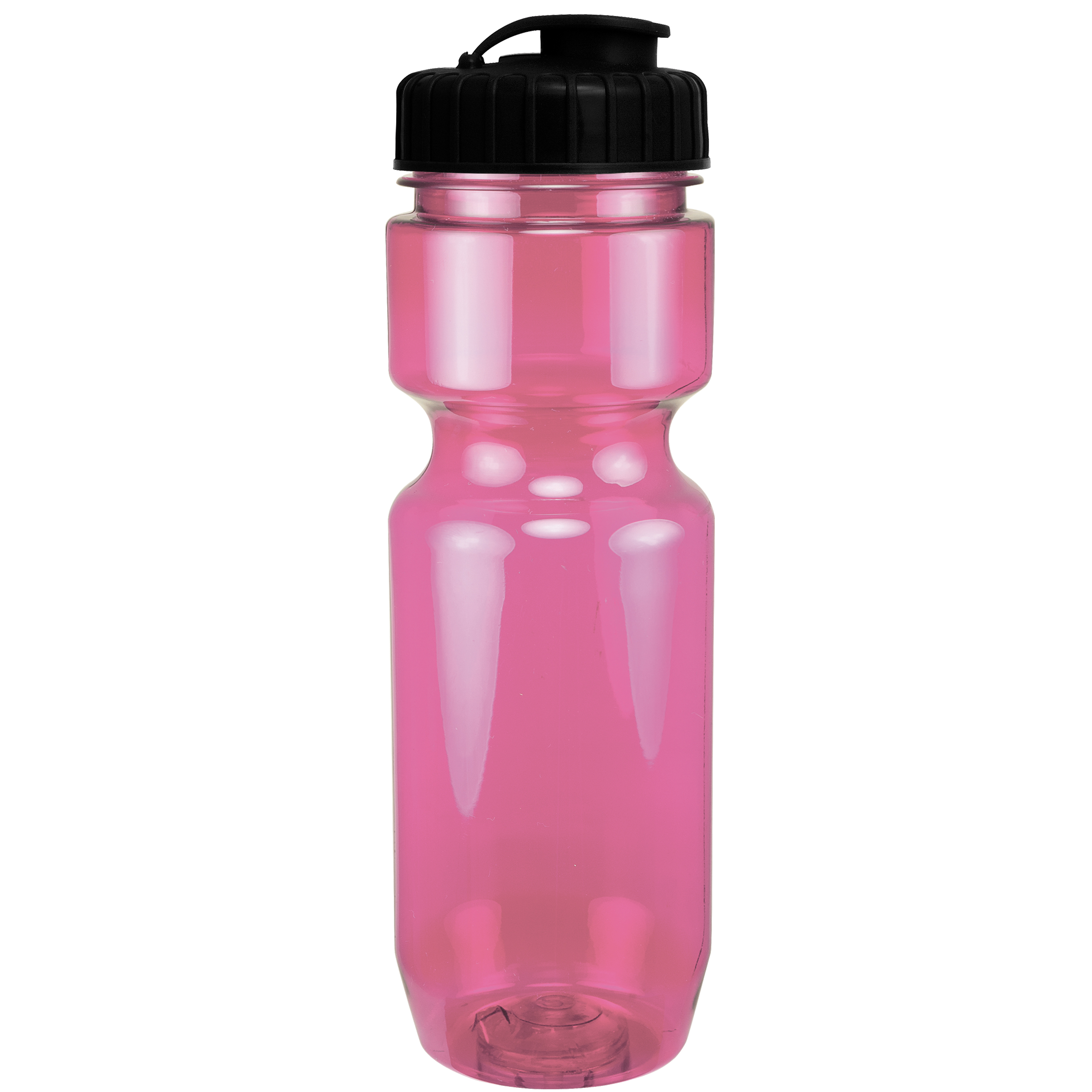 Picture of 22 Oz Translucent Bike Bottle w/ Flip Top Lid
