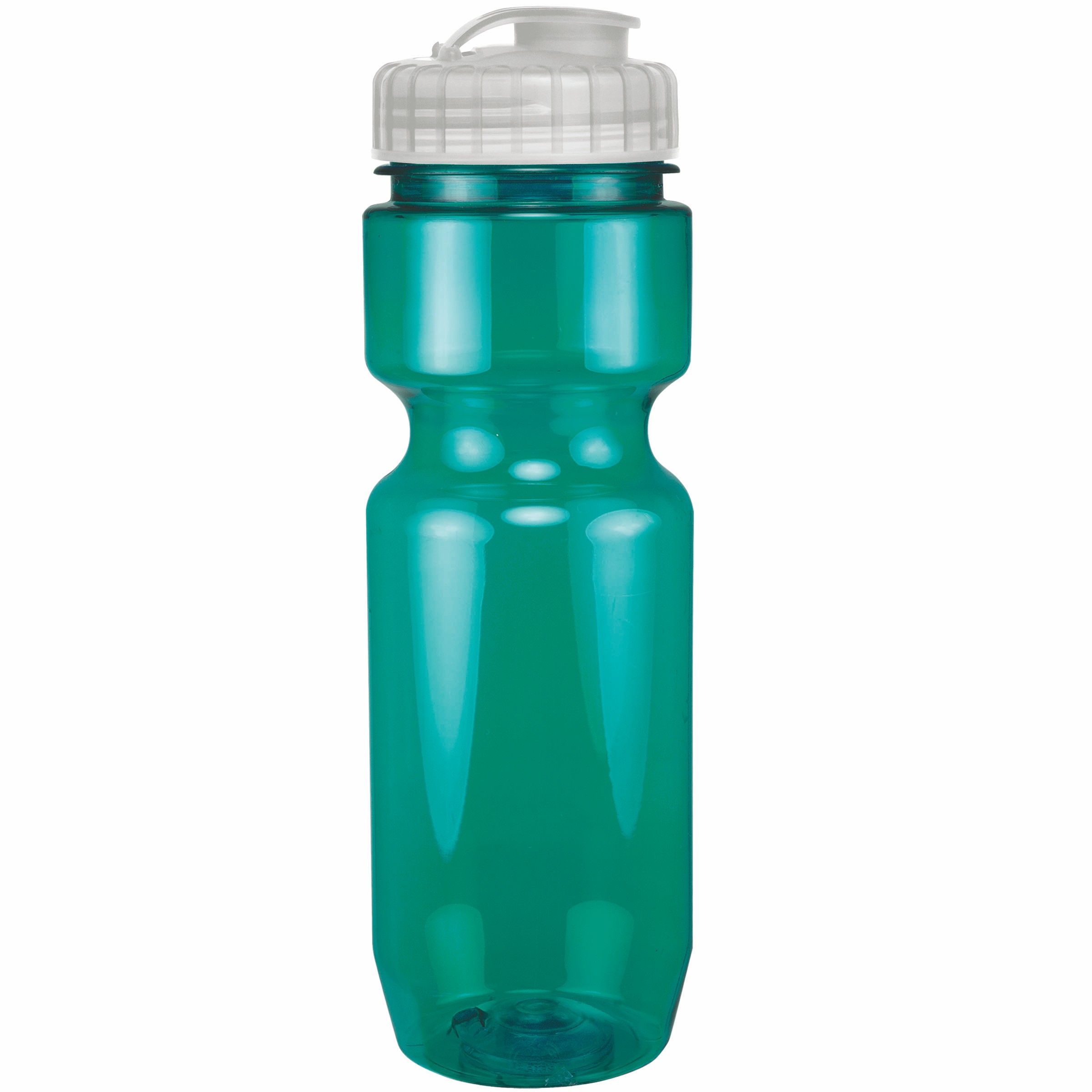 Picture of 22 Oz Translucent Bike Bottle w/ Flip Top Lid