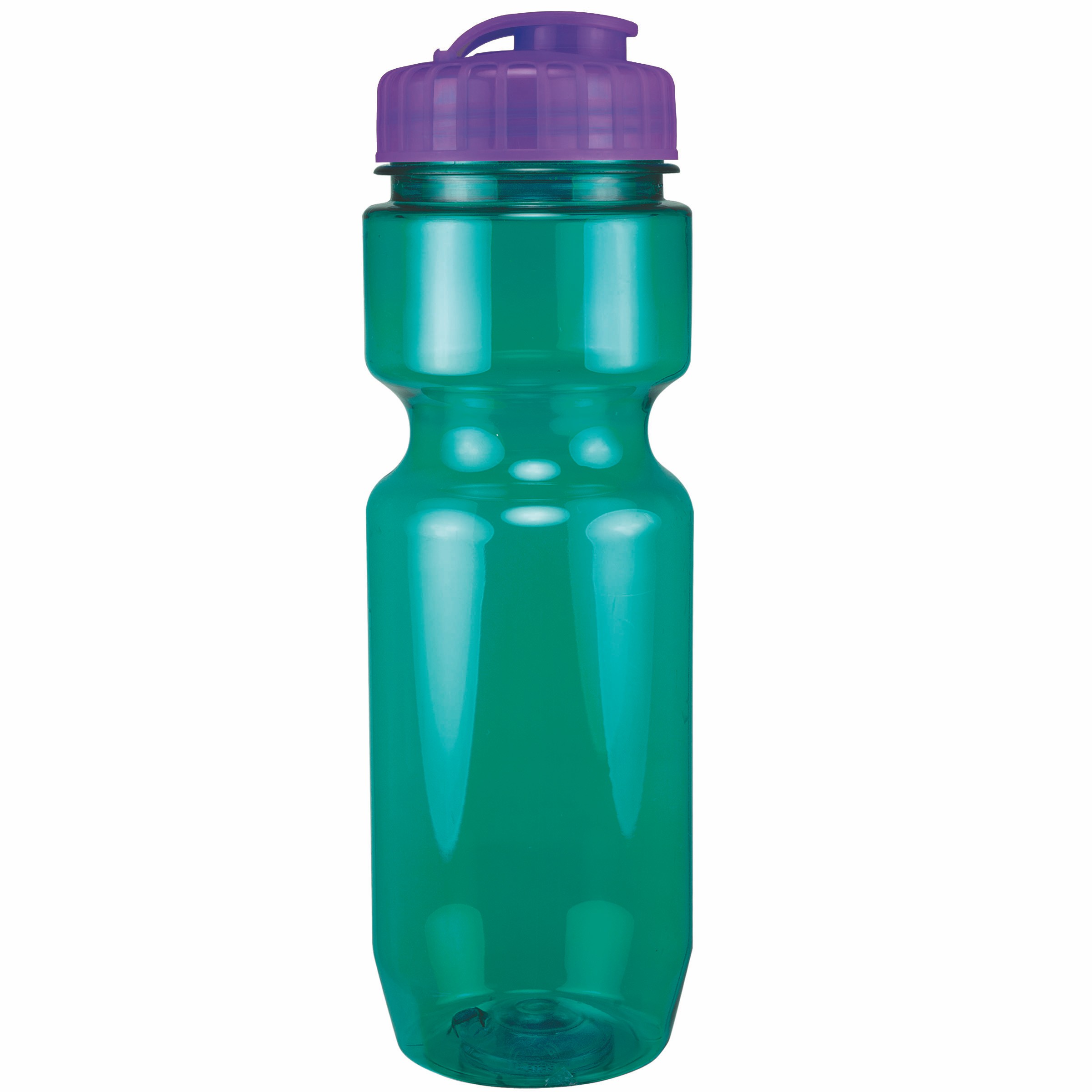 Picture of 22 Oz Translucent Bike Bottle w/ Flip Top Lid