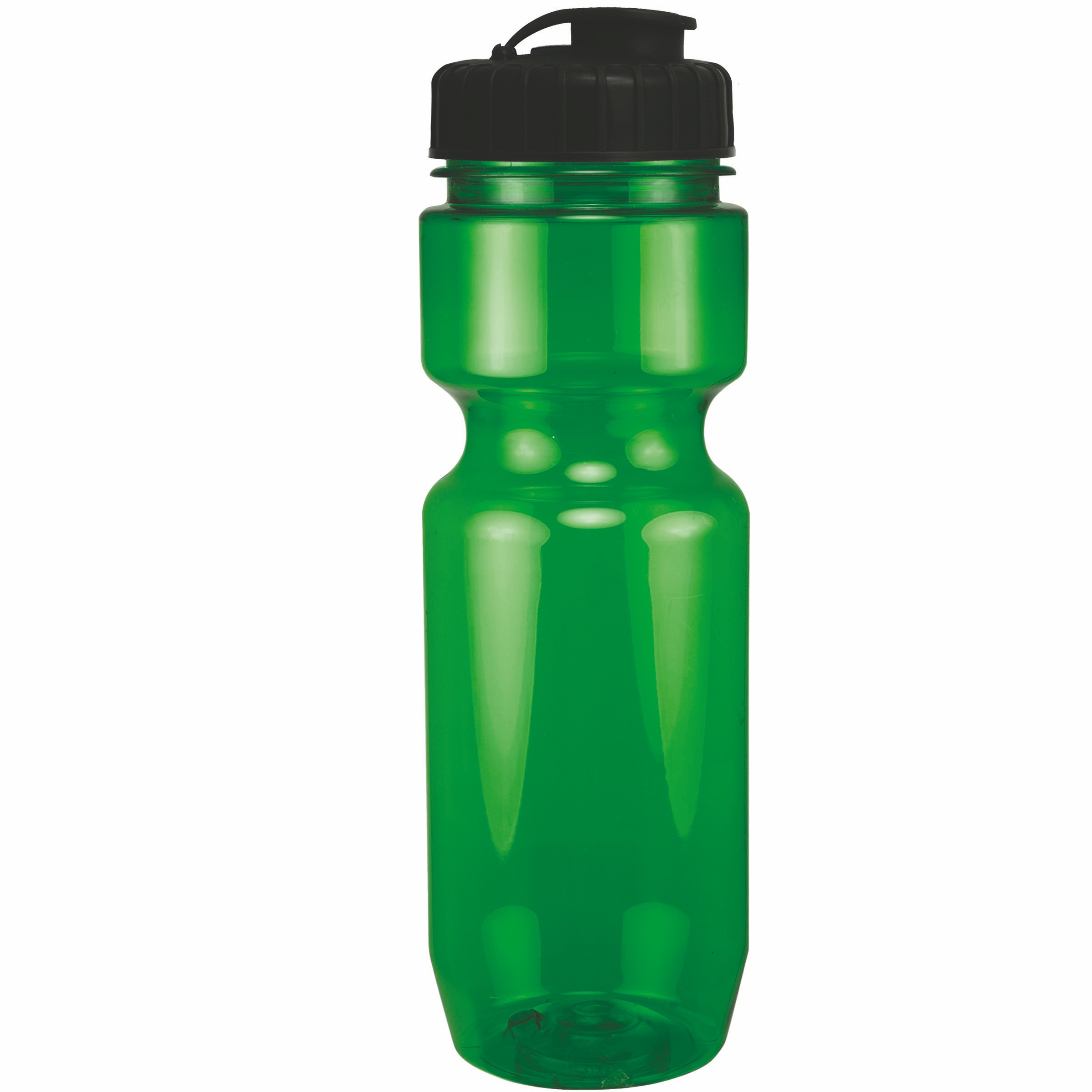 Picture of 22 Oz Translucent Bike Bottle w/ Flip Top Lid