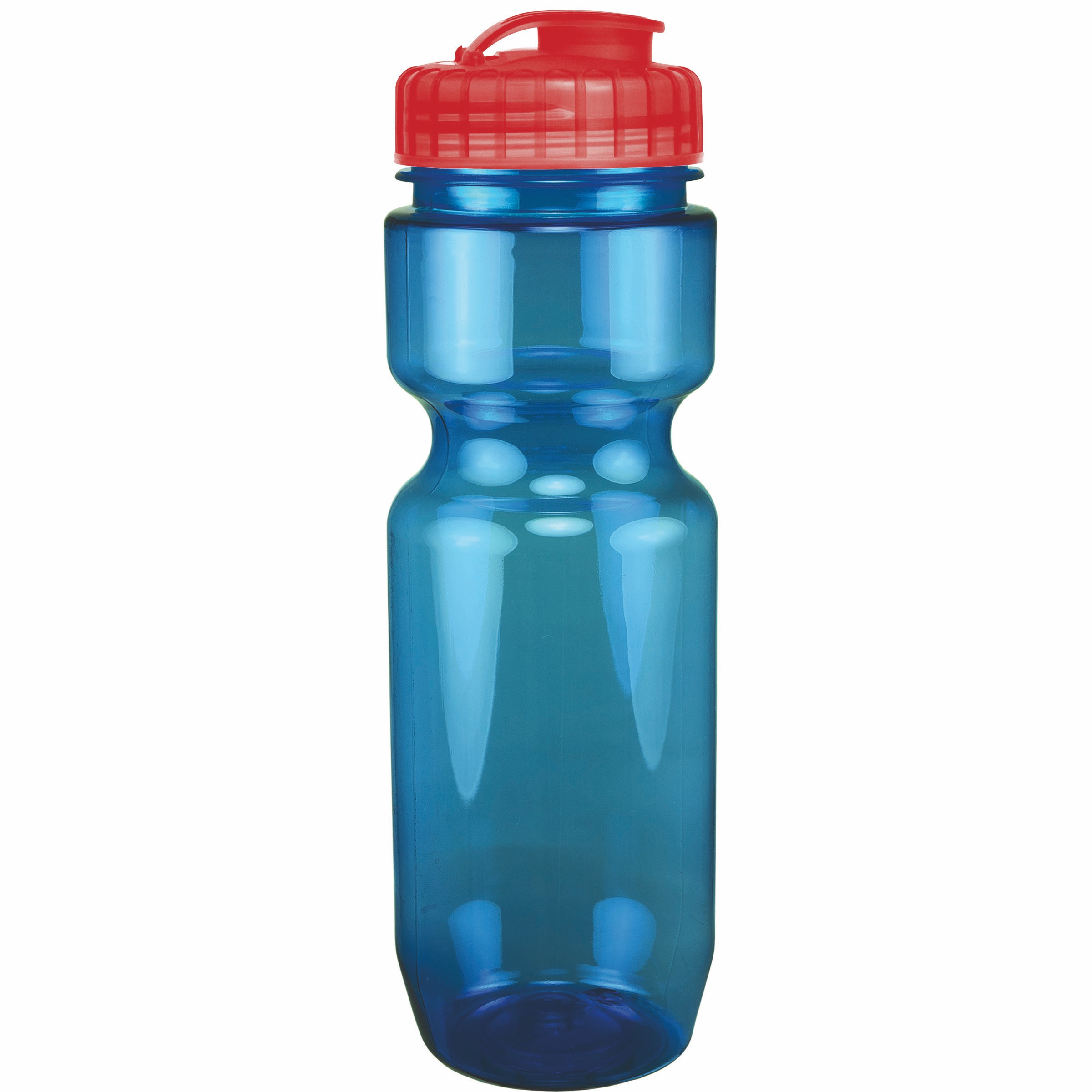 Picture of 22 Oz Translucent Bike Bottle w/ Flip Top Lid