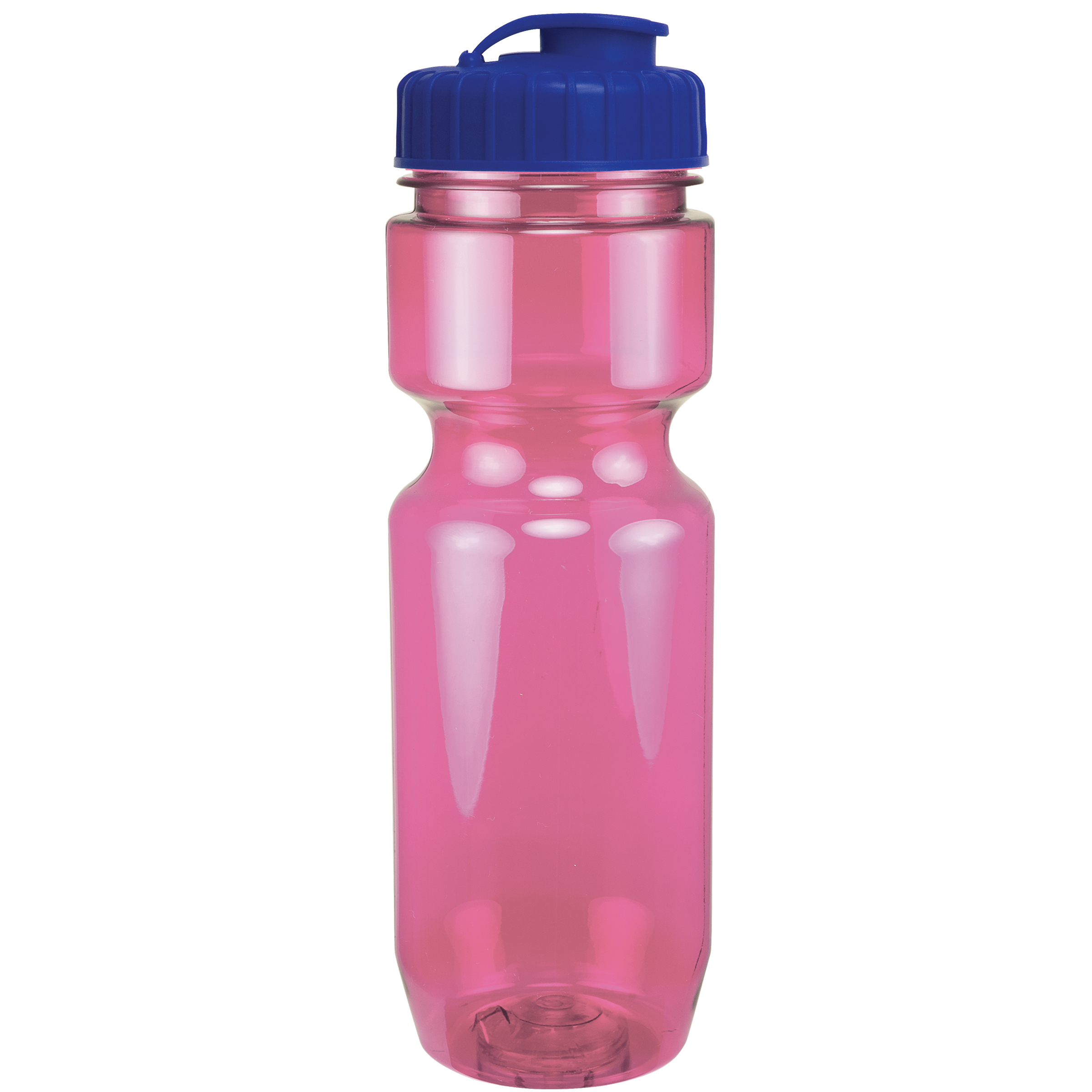 Picture of 22 Oz Translucent Bike Bottle w/ Flip Top Lid