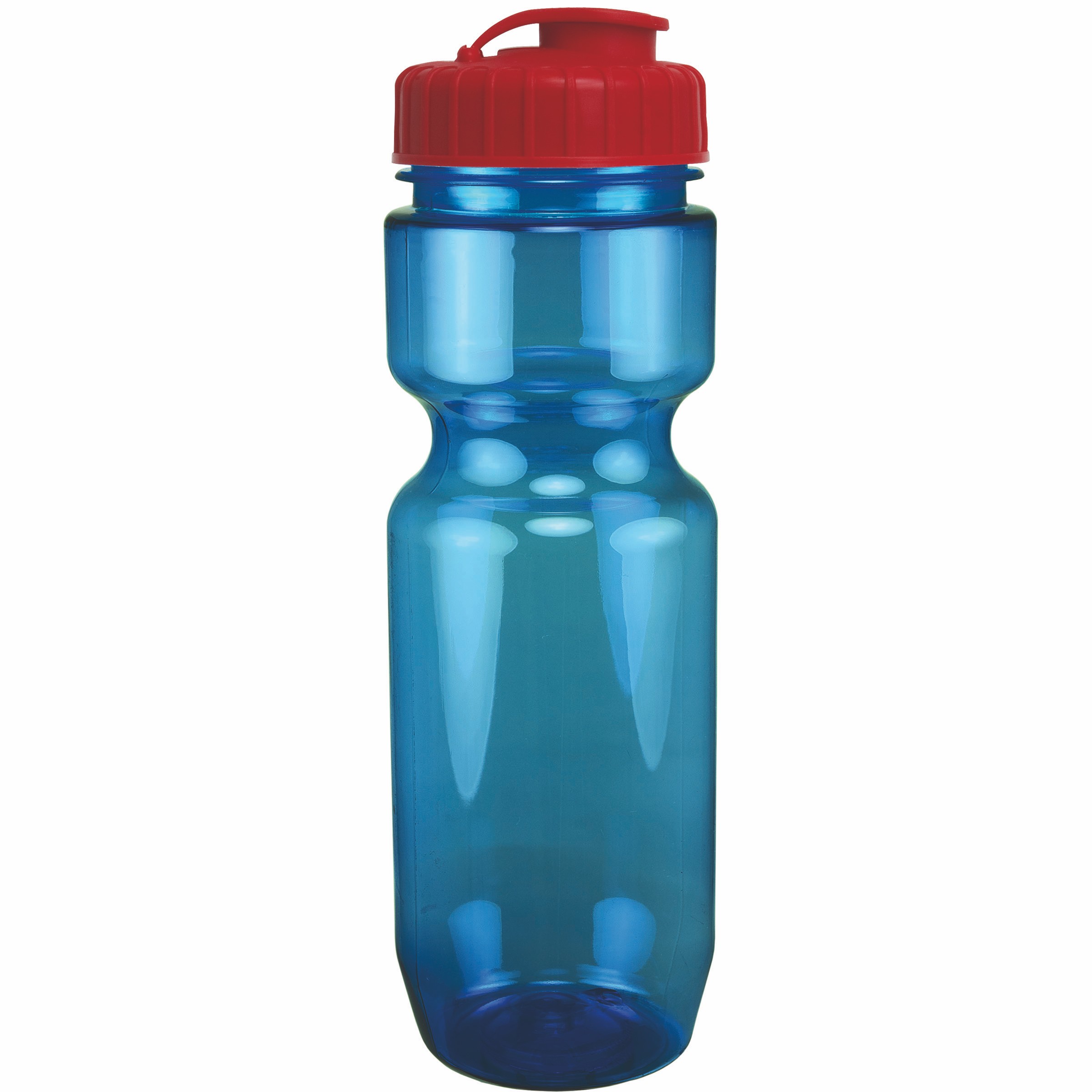 Picture of 22 Oz Translucent Bike Bottle w/ Flip Top Lid