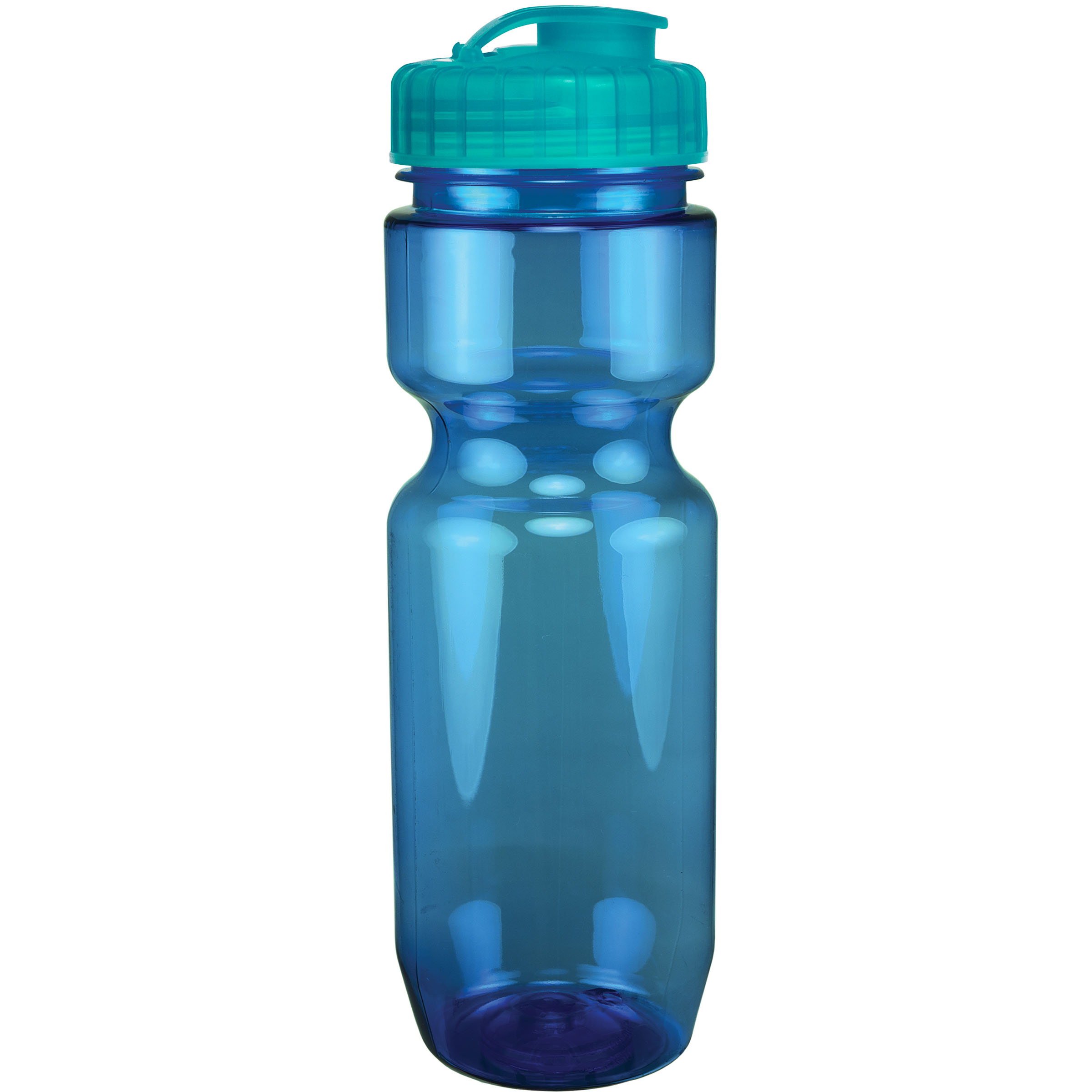 Picture of 22 Oz Translucent Bike Bottle w/ Flip Top Lid