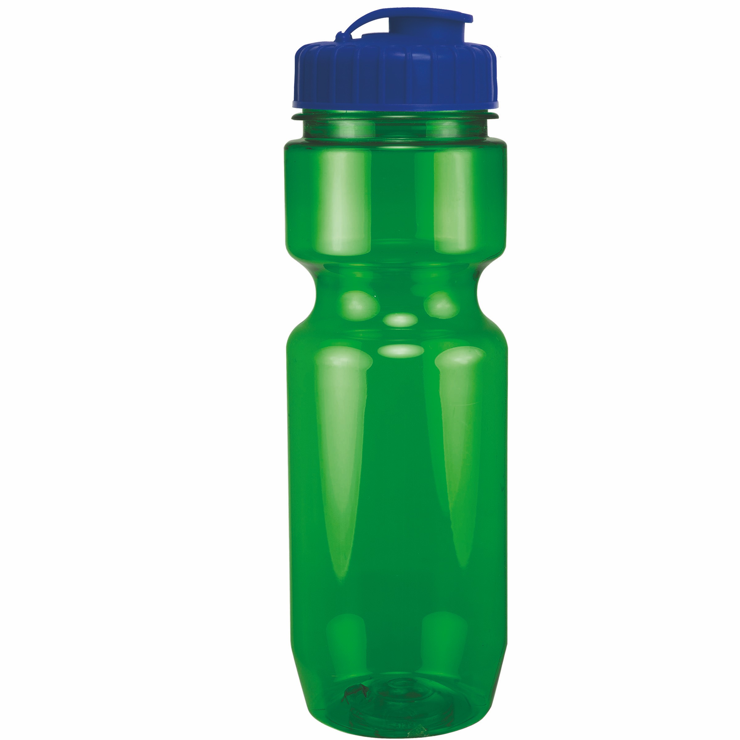 Picture of 22 Oz Translucent Bike Bottle w/ Flip Top Lid