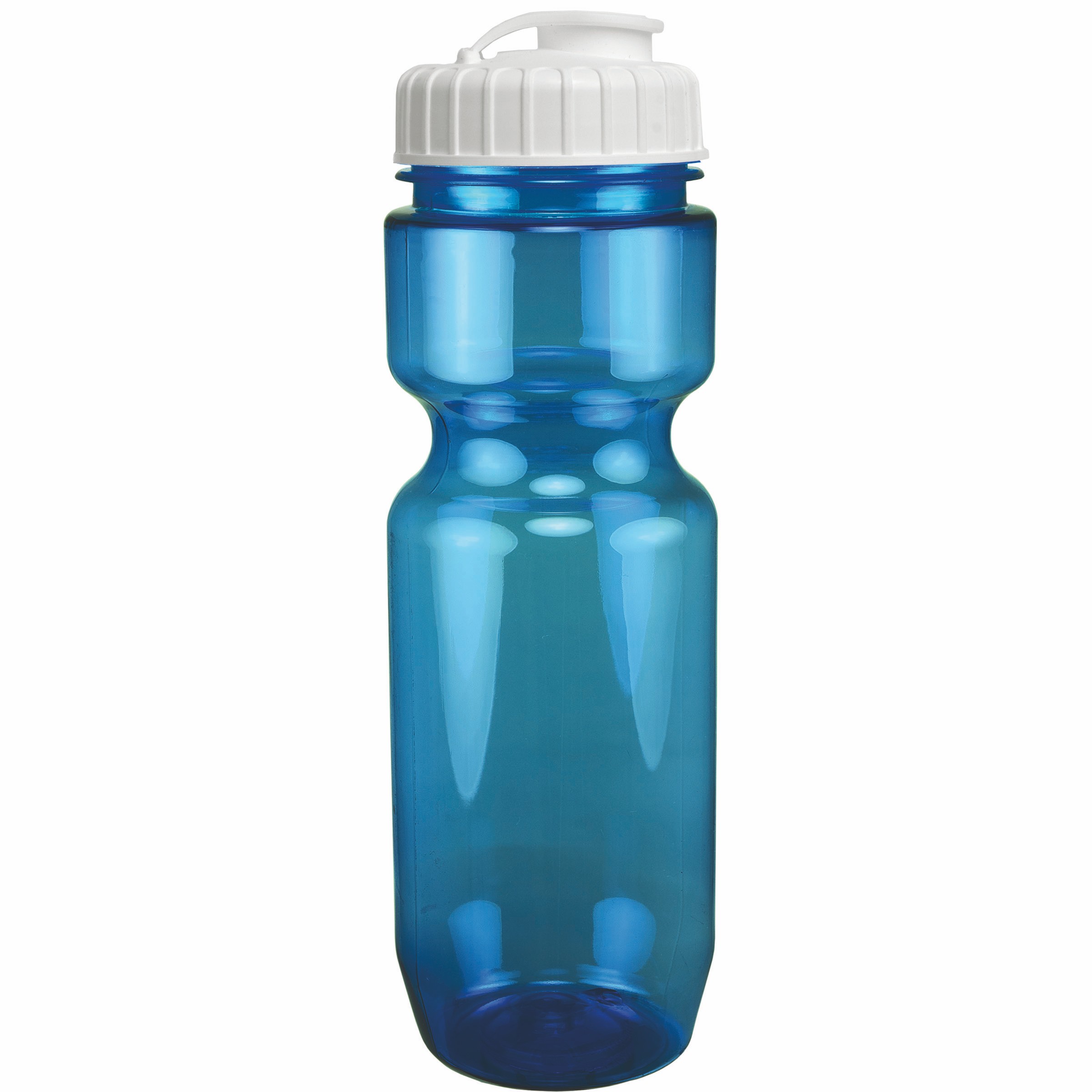 Picture of 22 Oz Translucent Bike Bottle w/ Flip Top Lid