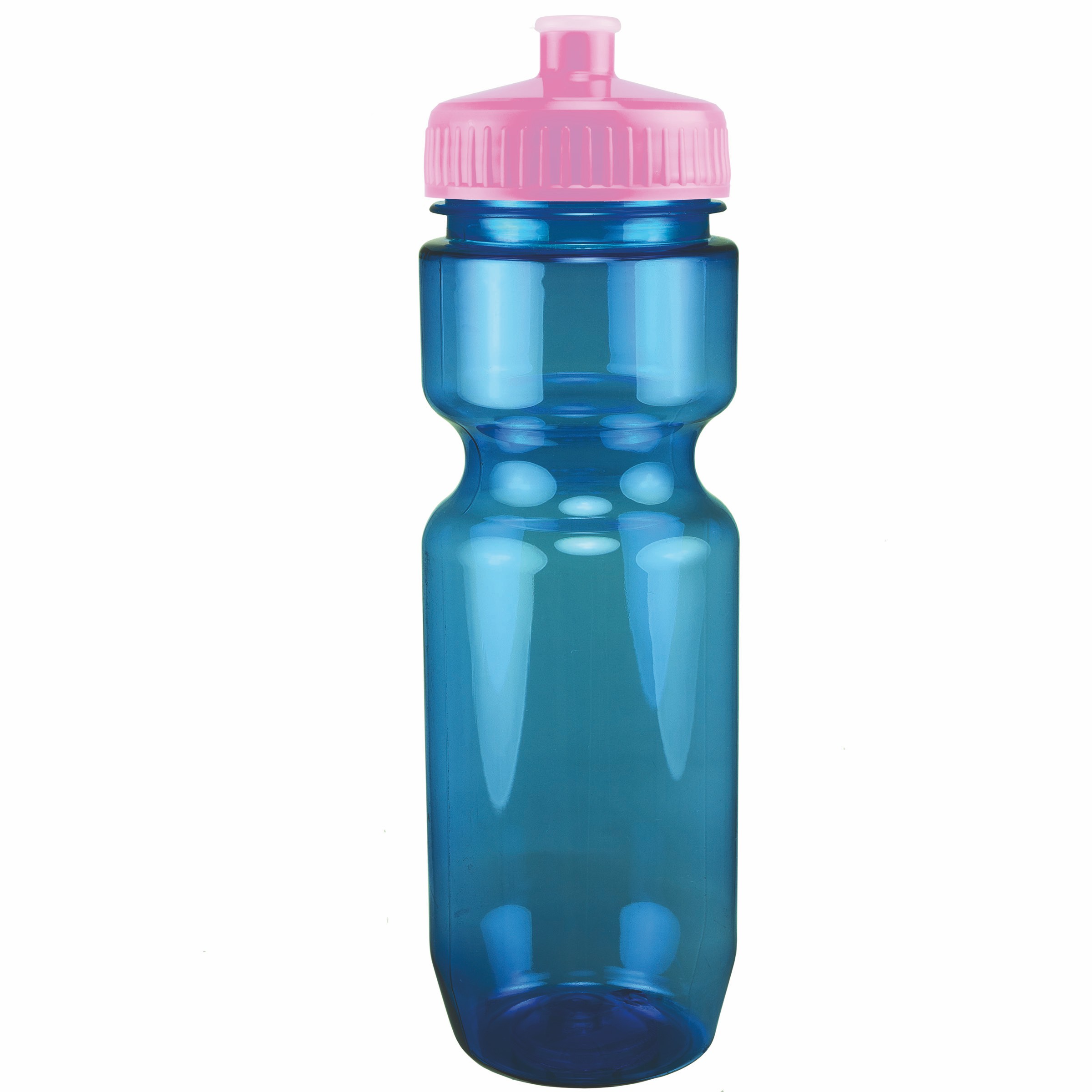 Picture of 22 Oz Translucent Bike Bottle w/ Push Pull Lid