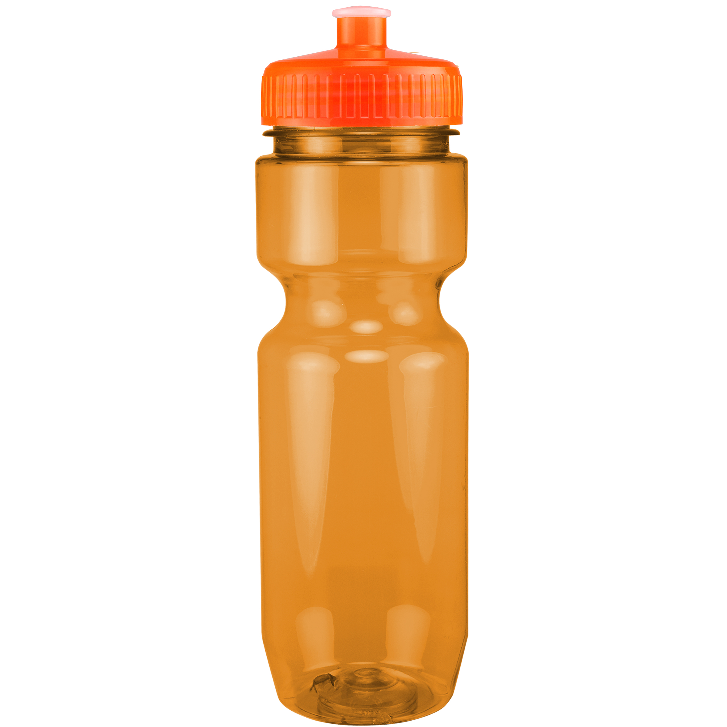 Picture of 22 Oz Translucent Bike Bottle w/ Push Pull Lid