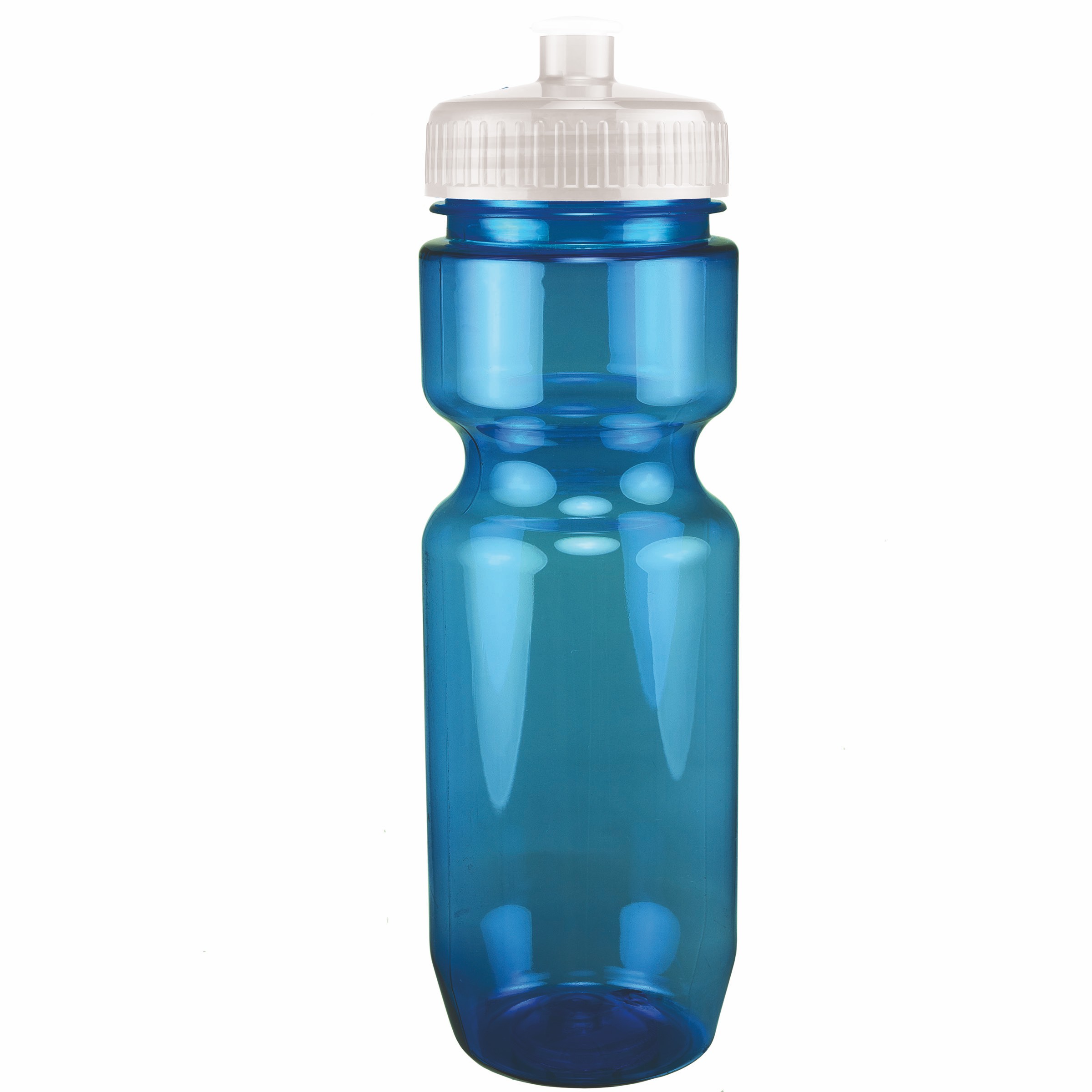 Picture of 22 Oz Translucent Bike Bottle w/ Push Pull Lid