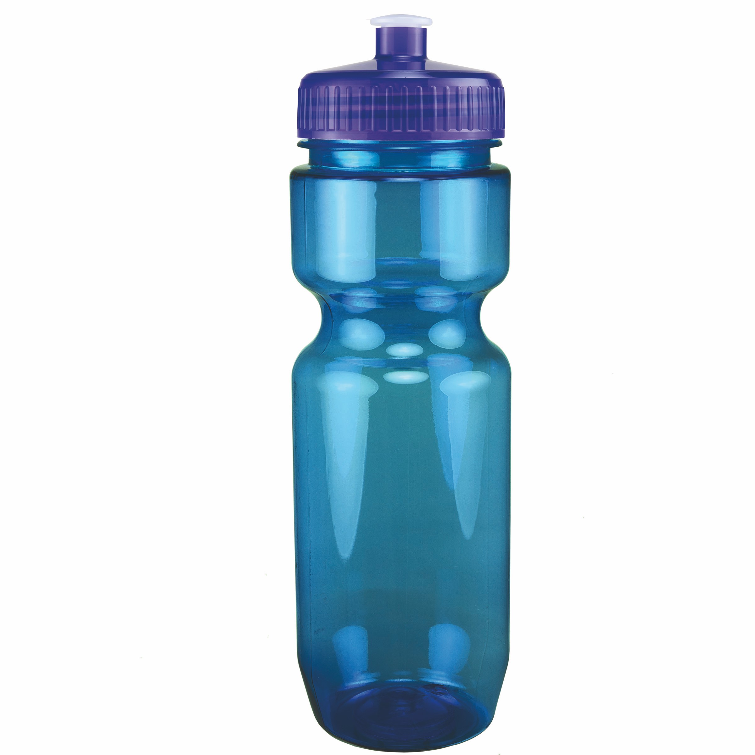 Picture of 22 Oz Translucent Bike Bottle w/ Push Pull Lid